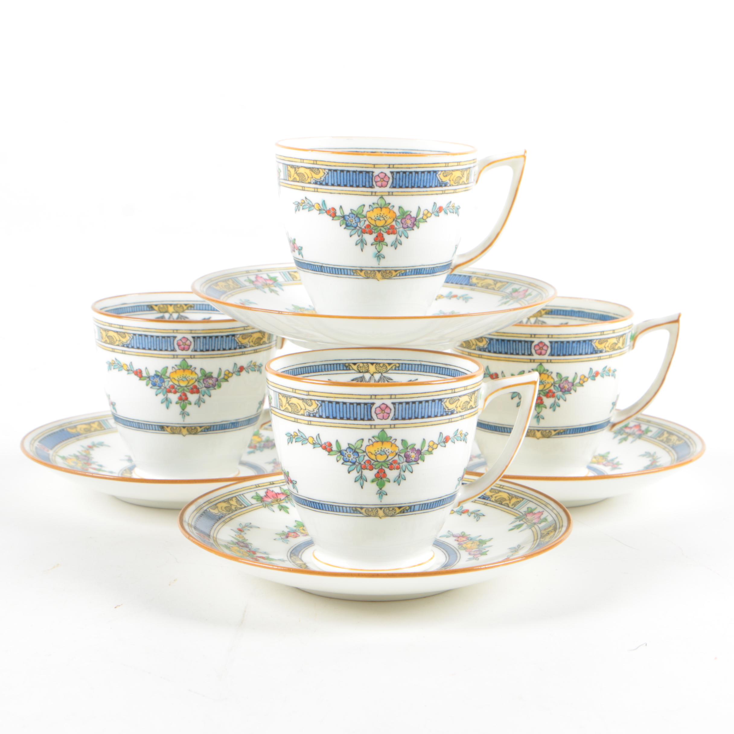 Minton "Princess" Cups and Saucers