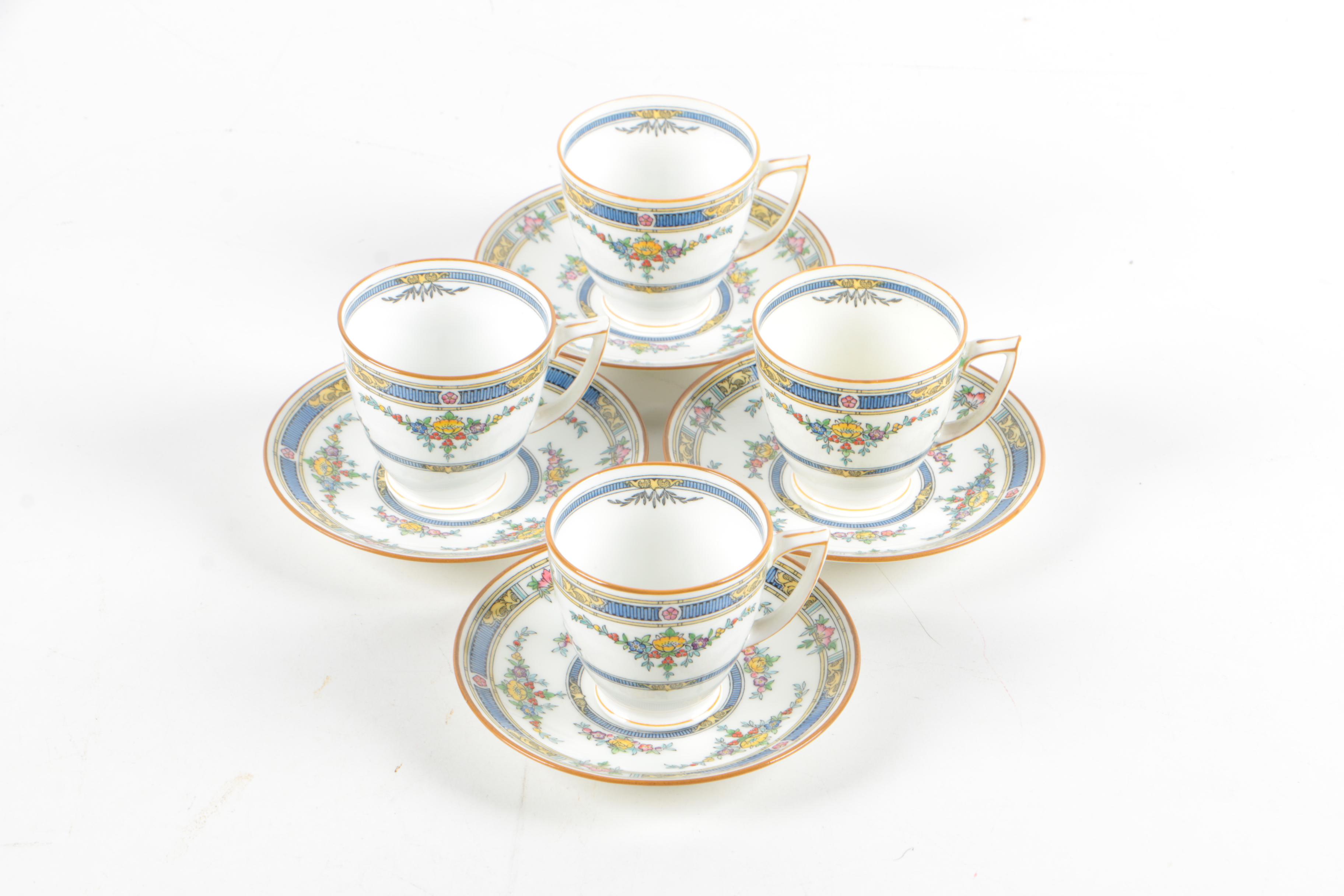 Minton "Princess" Cups and Saucers