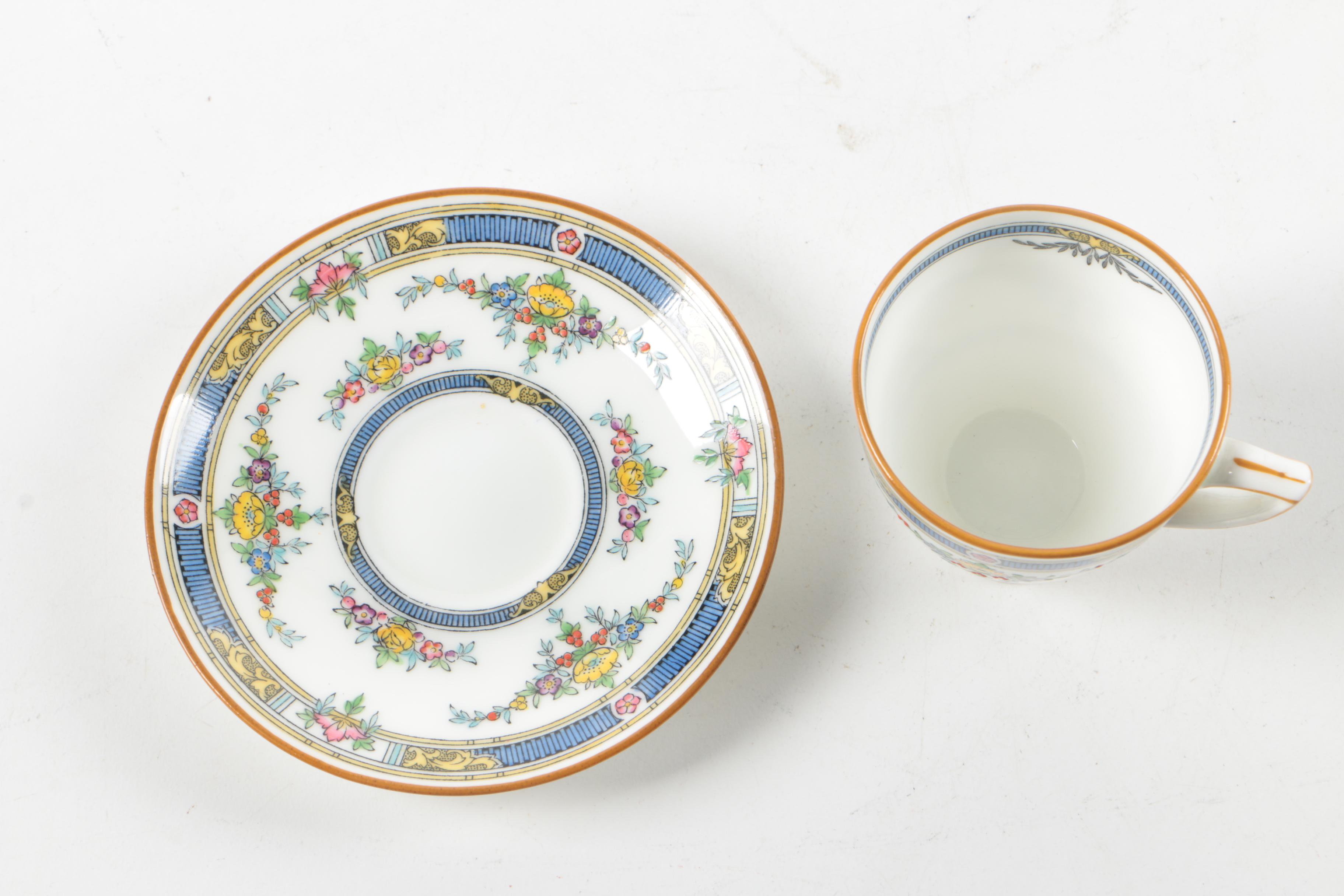 Minton "Princess" Cups and Saucers