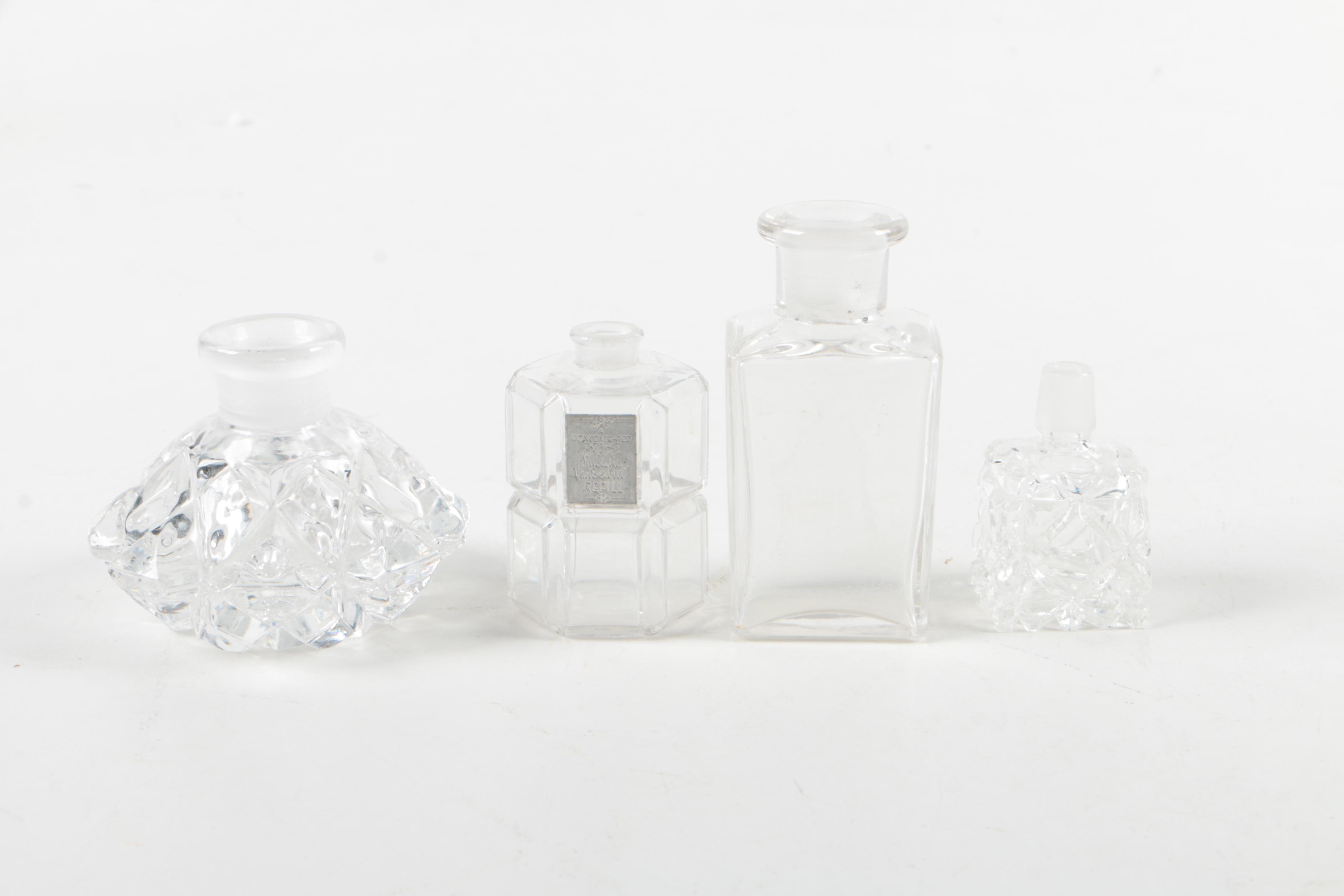 Glass Perfume Bottles Including Vintage Lucretia Vanderbilt