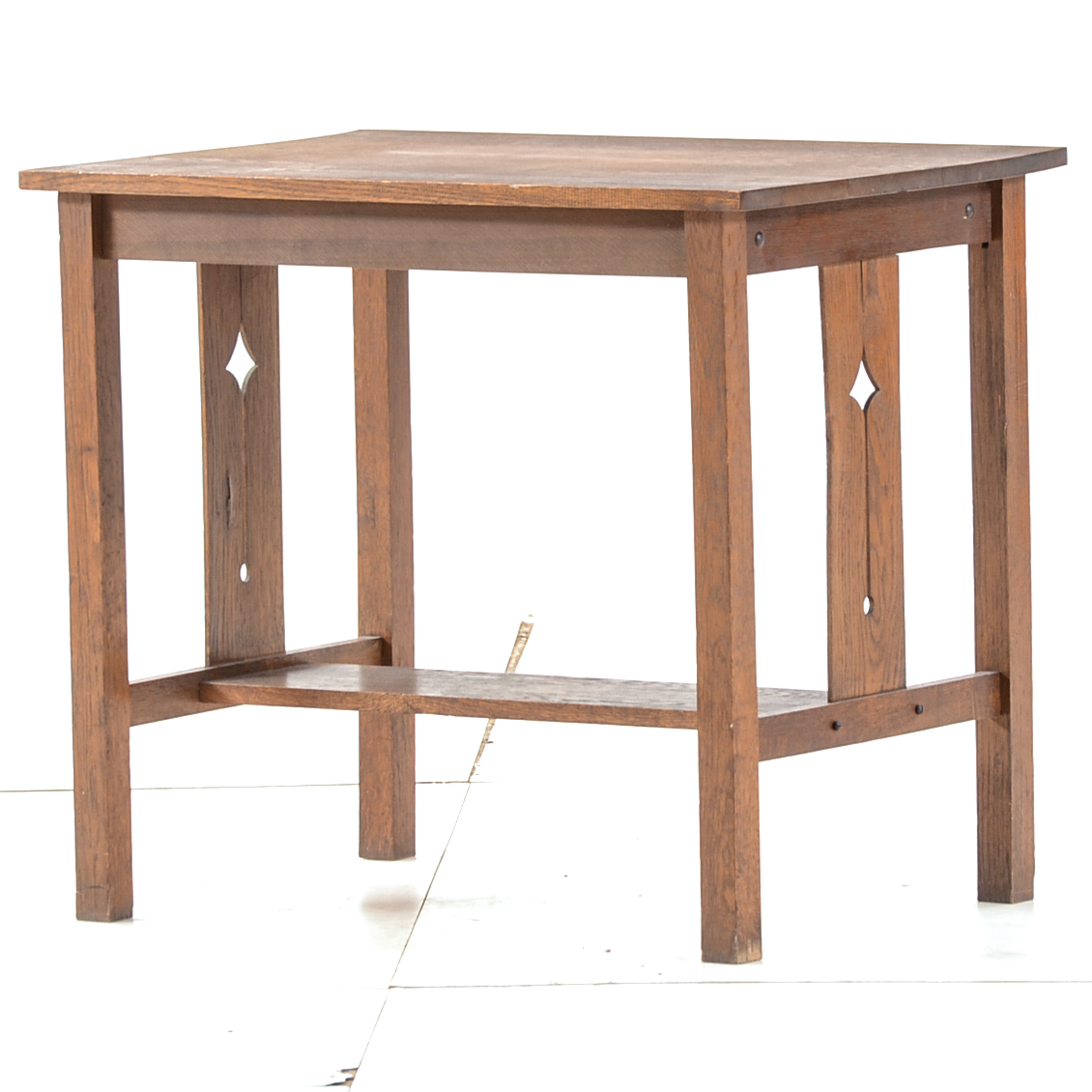 Mission Oak Library Table