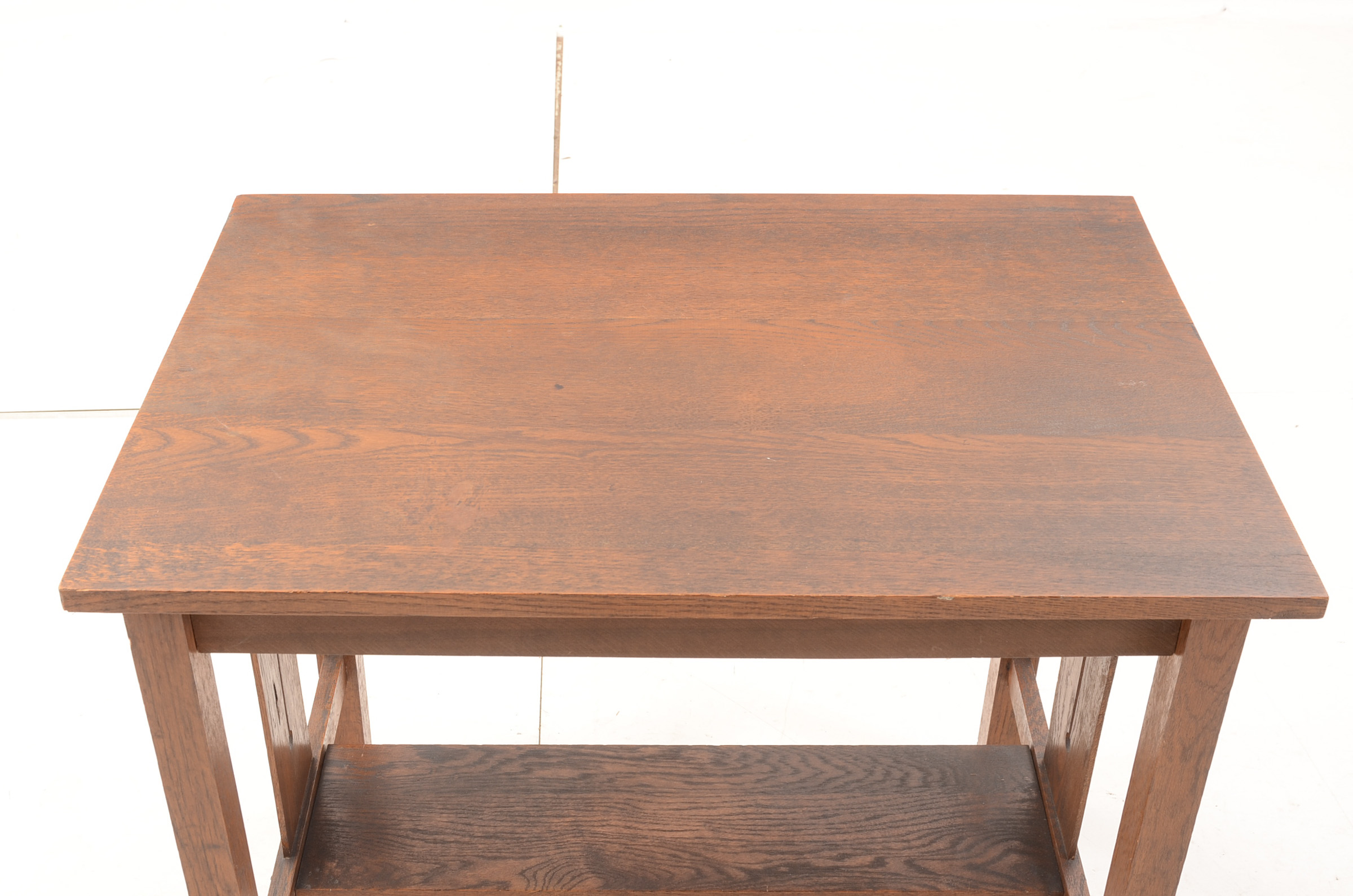 Mission Oak Library Table