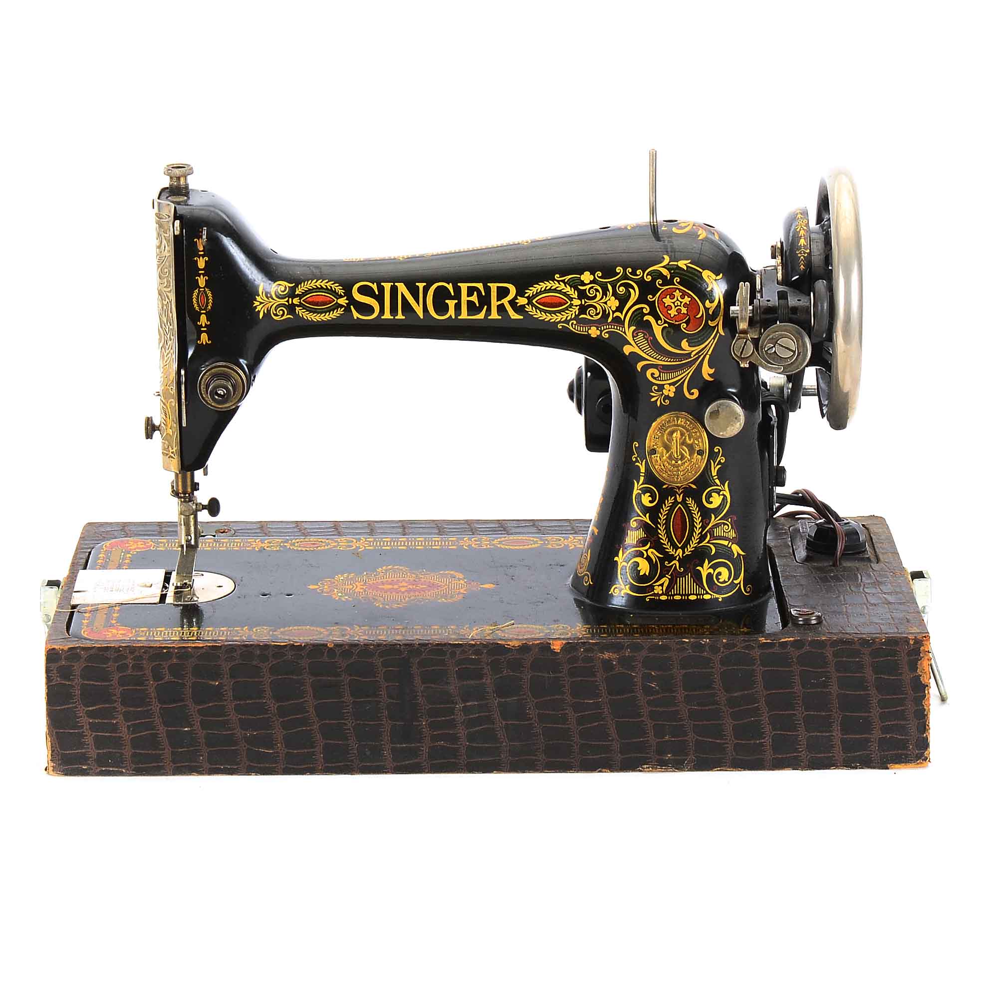 Vintage Singer "Champion" Model 24 Electric Sewing Machine