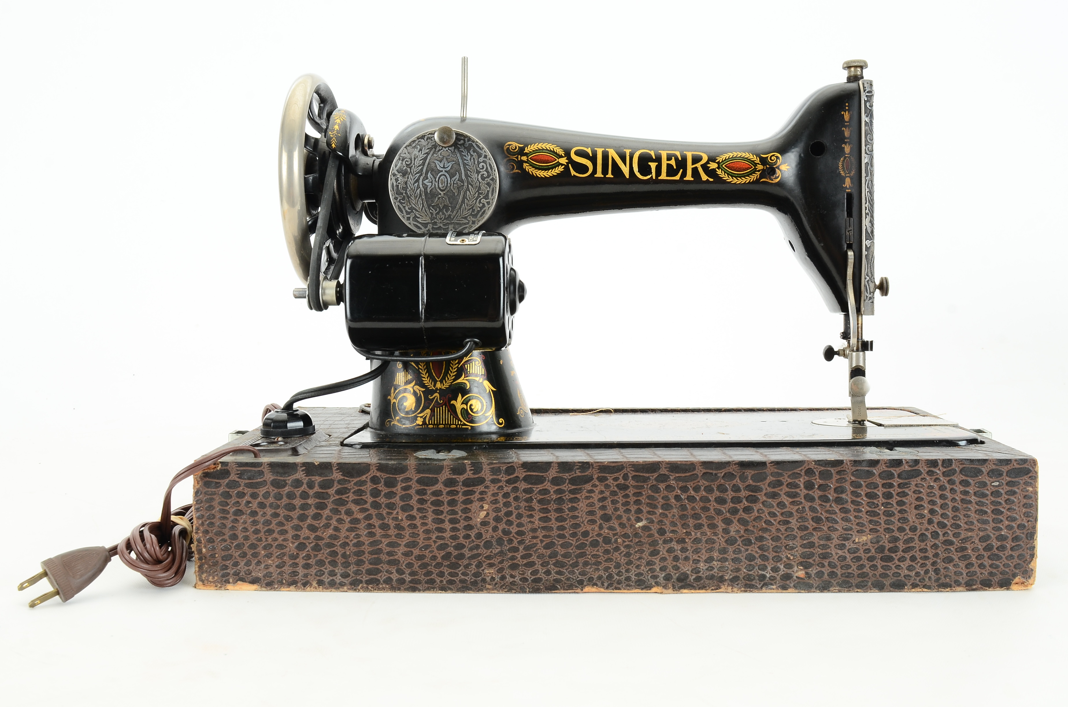Vintage Singer "Champion" Model 24 Electric Sewing Machine