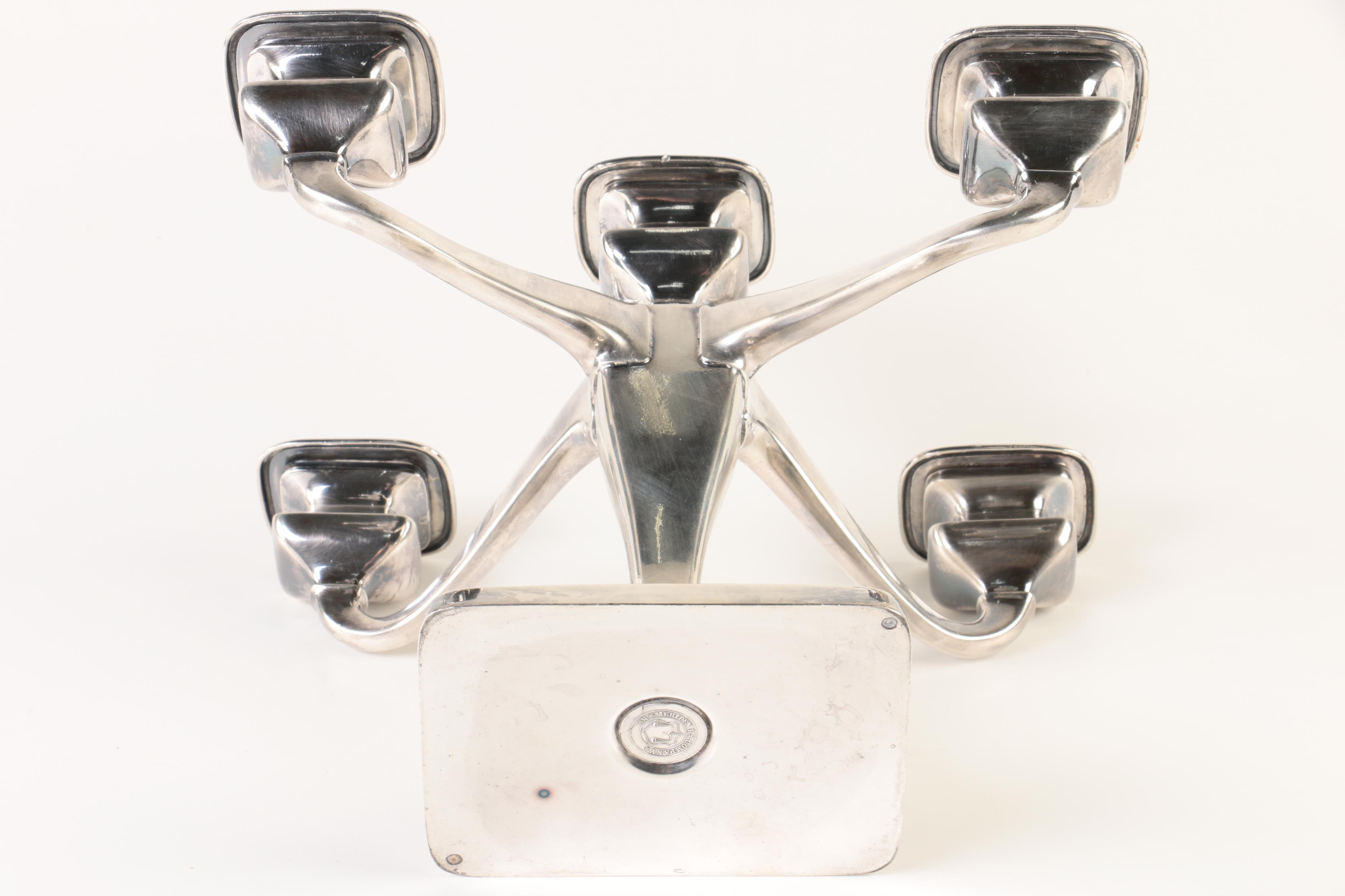 Meriden Britannia Co. Modern Silver Plate Candelabrum