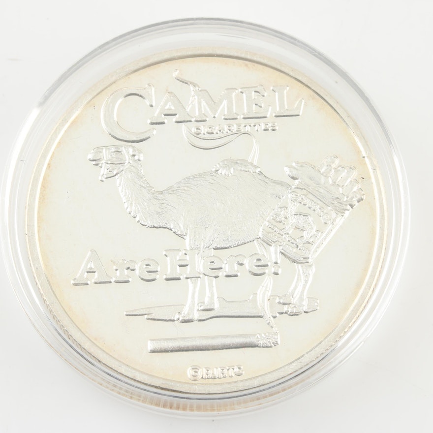 Camel Cigarettes 1-Ounce Proof Silver Round