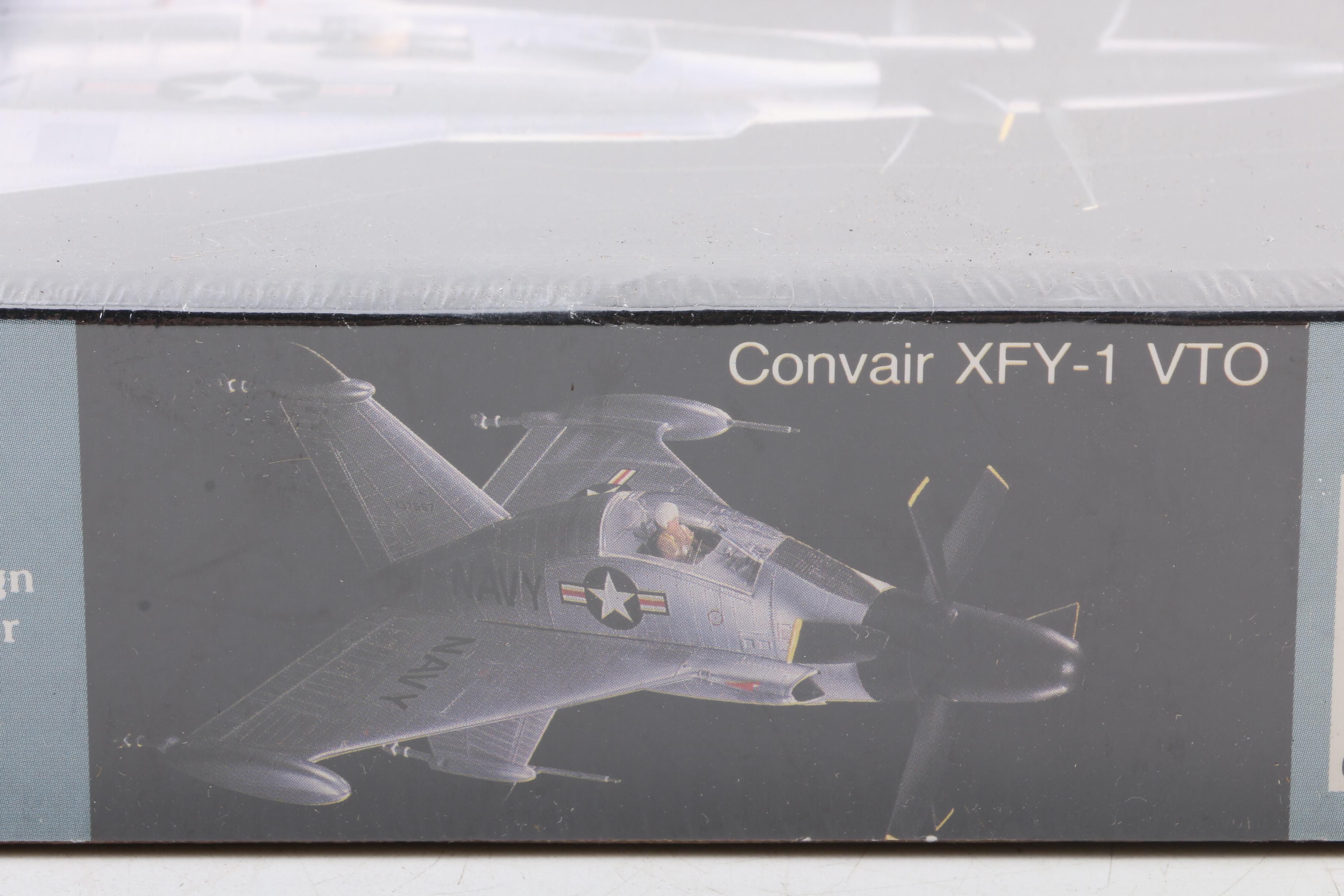 Pair of Convair Pogo Plane Models with Lacrosse Missile Truck Model