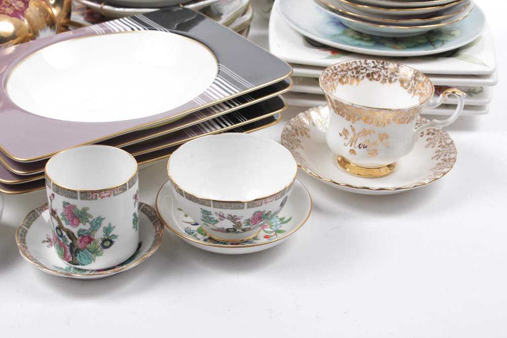 Porcelain Tableware Featuring "Indian Tree" by Royal Grafton