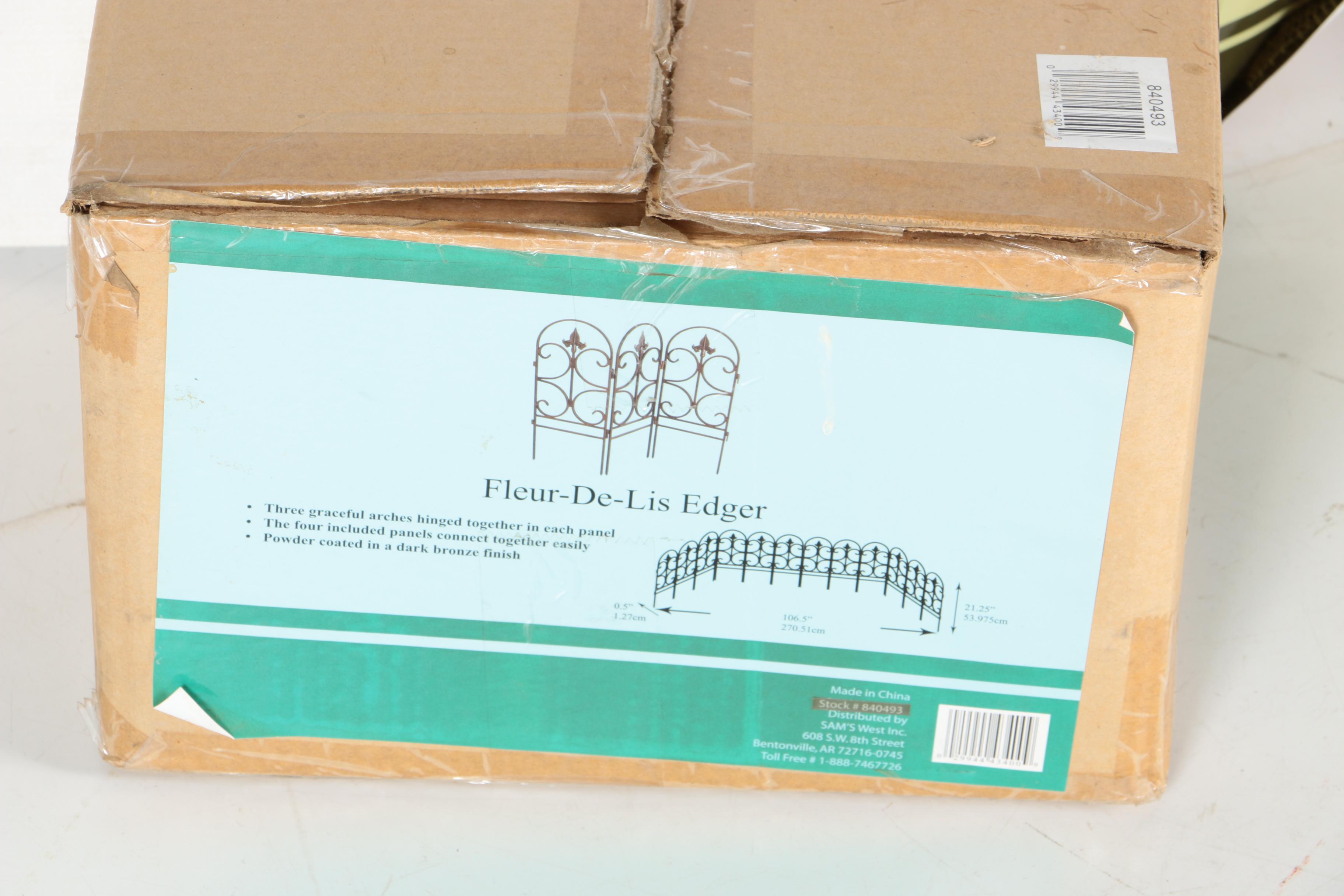 Fleur-De-Lis Edger Garden Fence