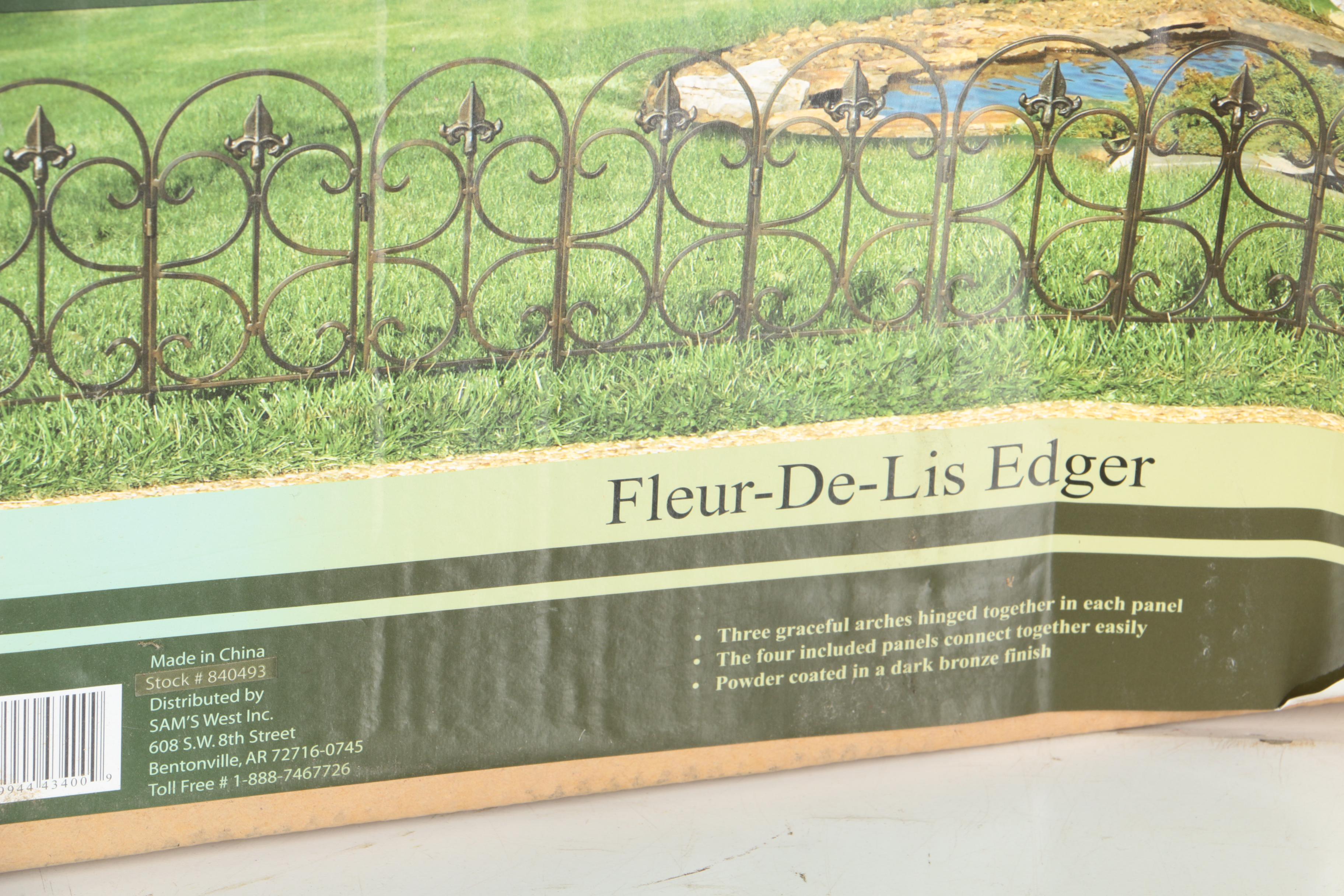 Fleur-De-Lis Edger Garden Fence