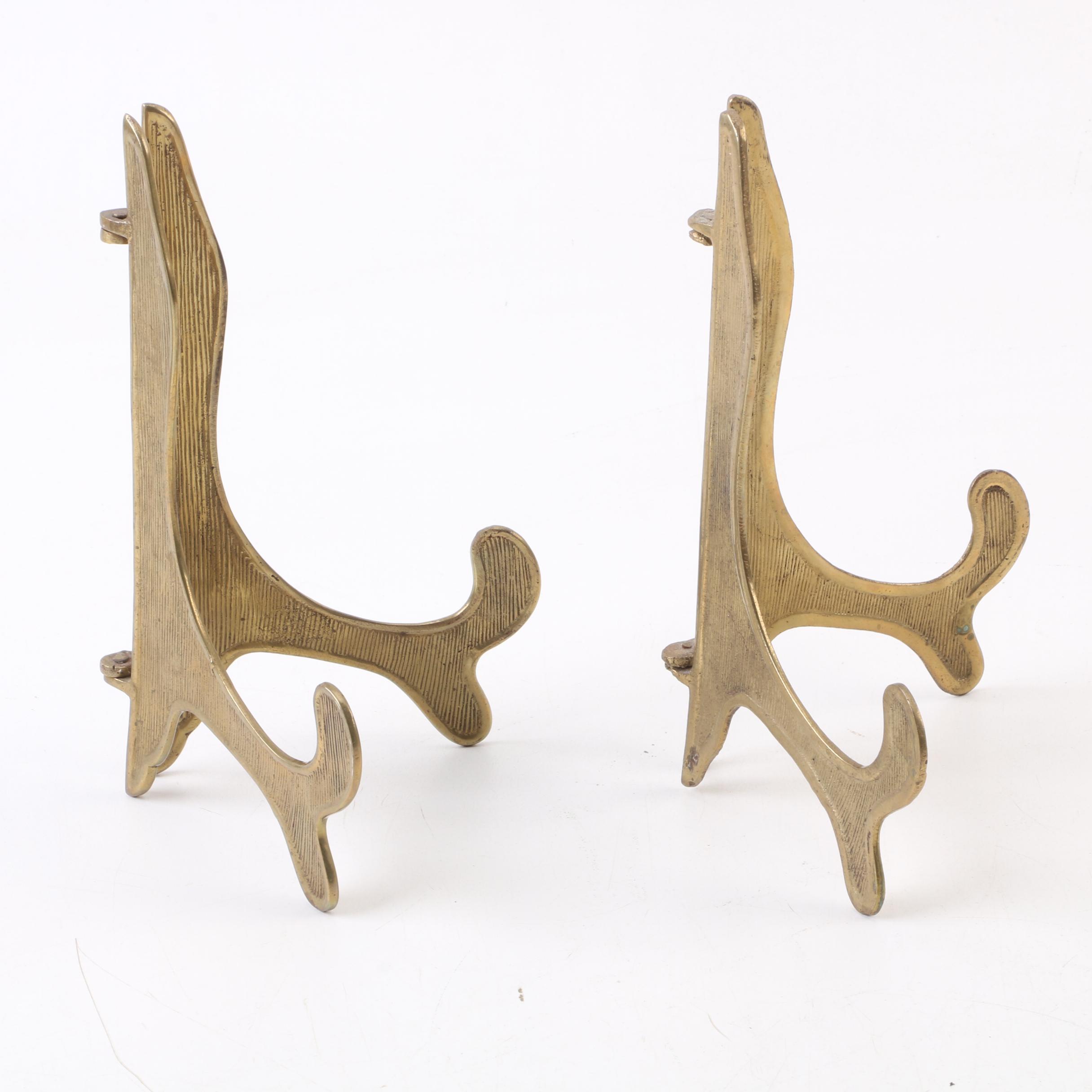 Assorted Decor Including Faber Bros. New York Krome-Kraft Candlestick Holder