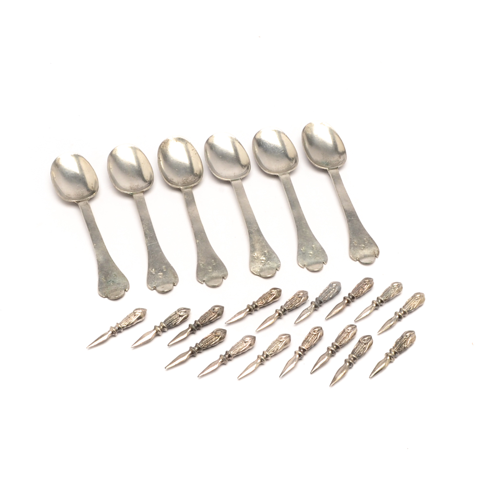 Vintage Flatware and Corn Holders