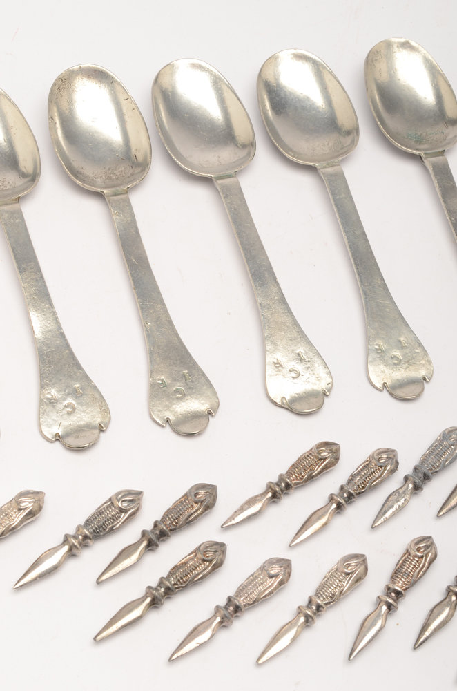 Vintage Flatware and Corn Holders