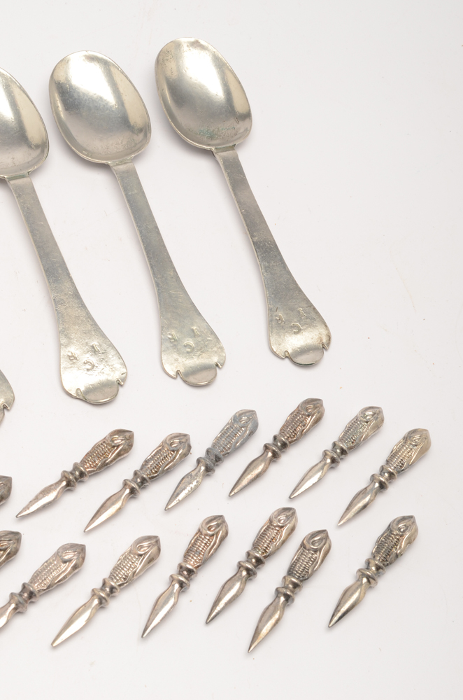Vintage Flatware and Corn Holders