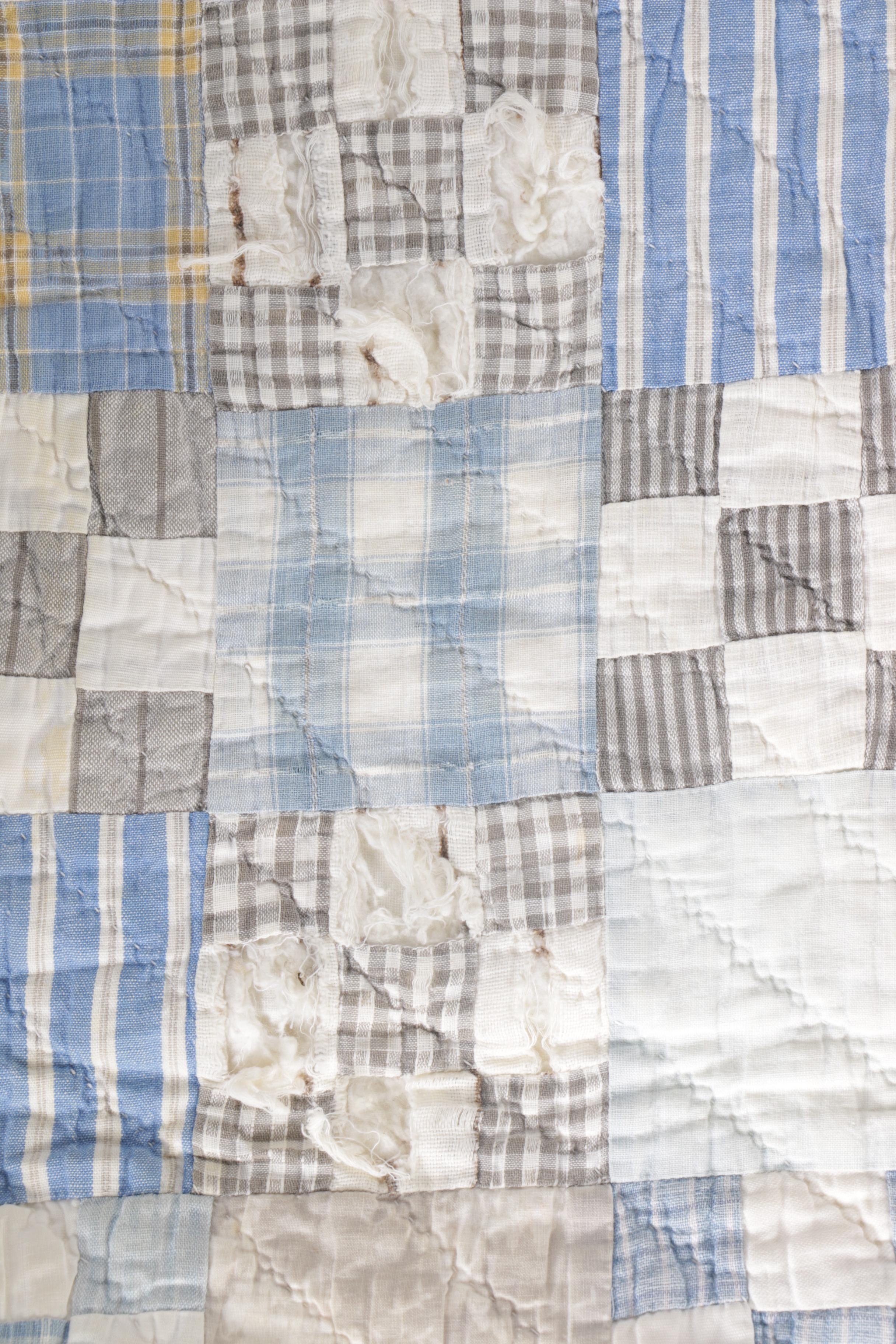 Antique Handmade "Nine Patch" Quilt
