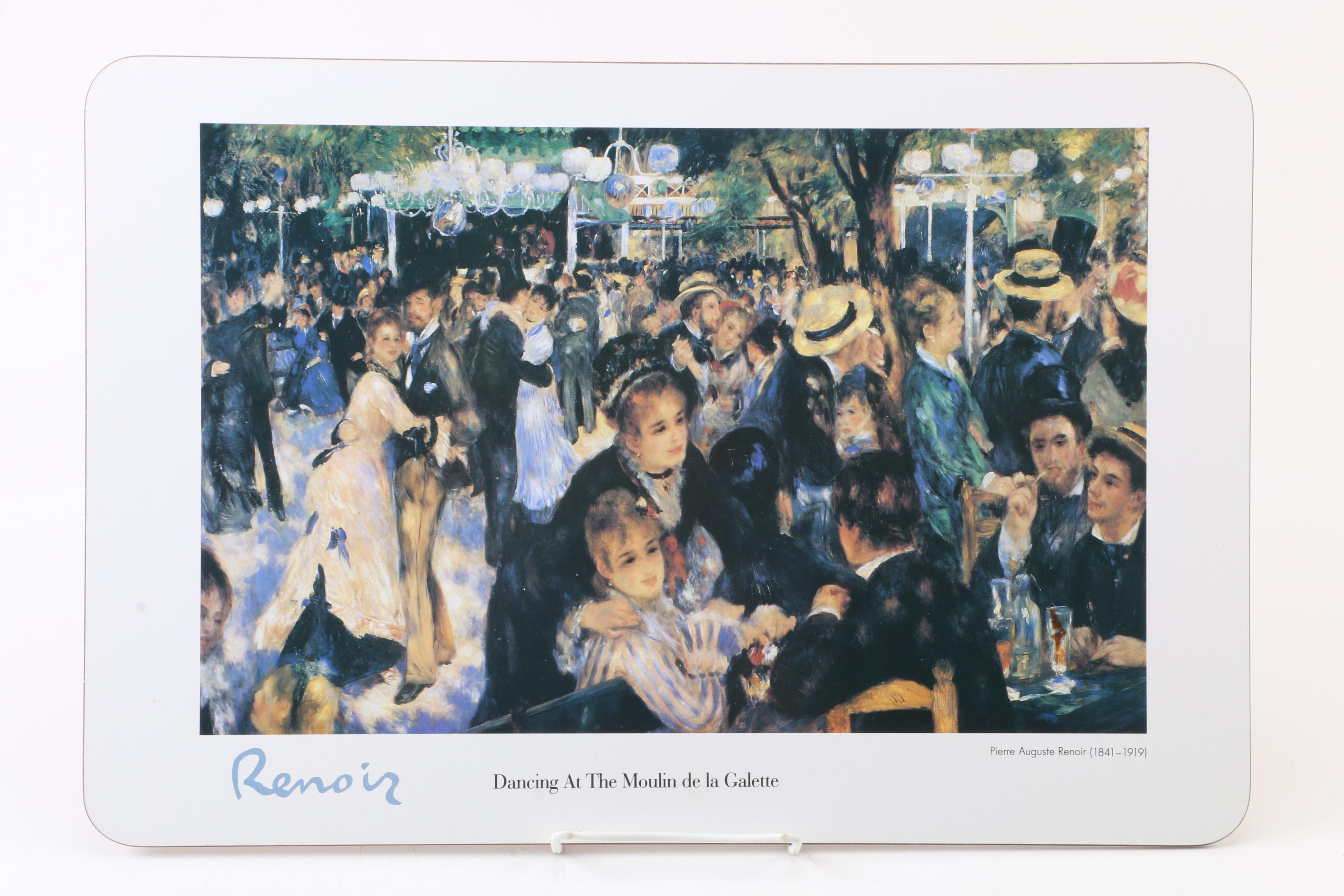 Decorative Renoir Place Mats and Serving Trays