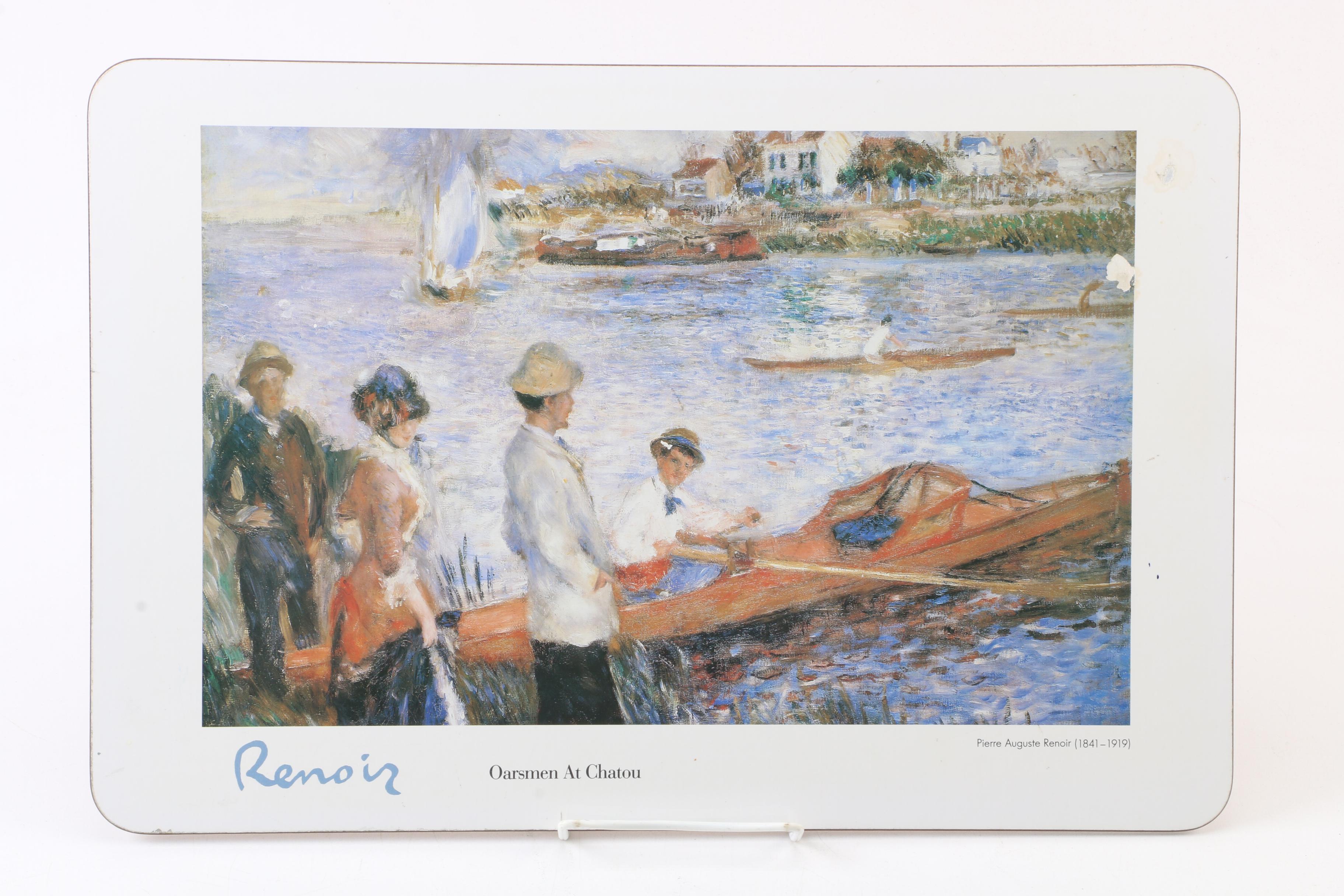 Decorative Renoir Place Mats and Serving Trays