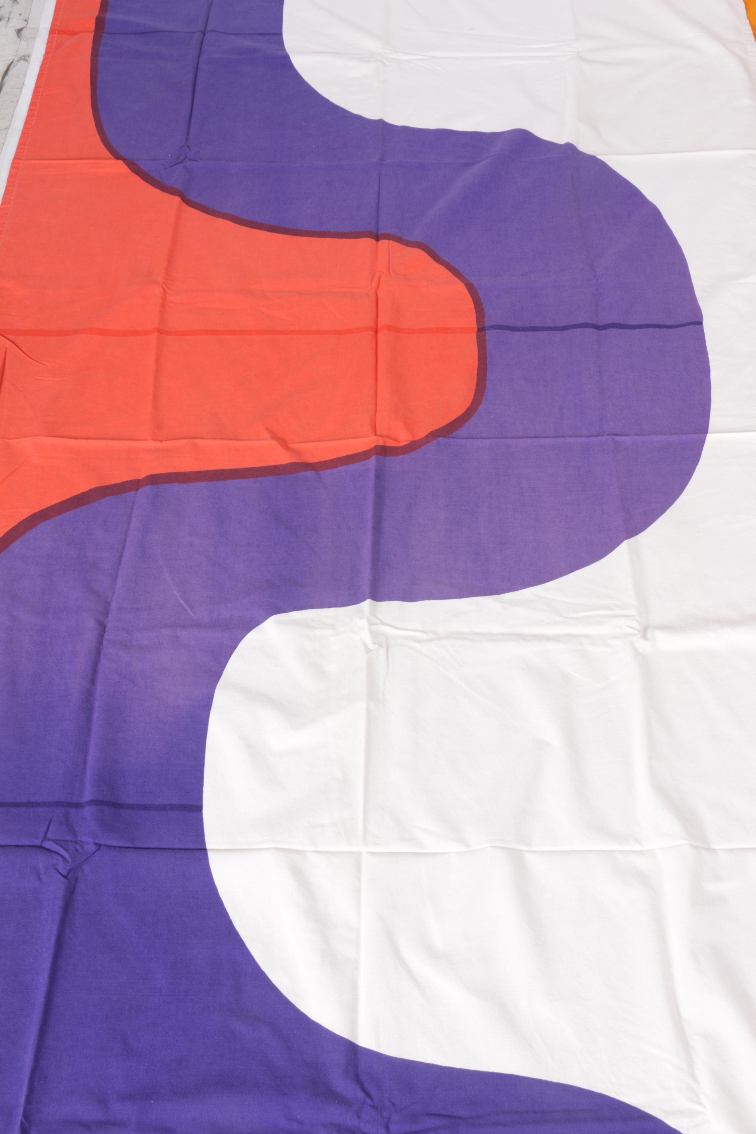 1970s Vintage Curtain Panels Including Marimekko Finnish Maija Isola Kivet Panel