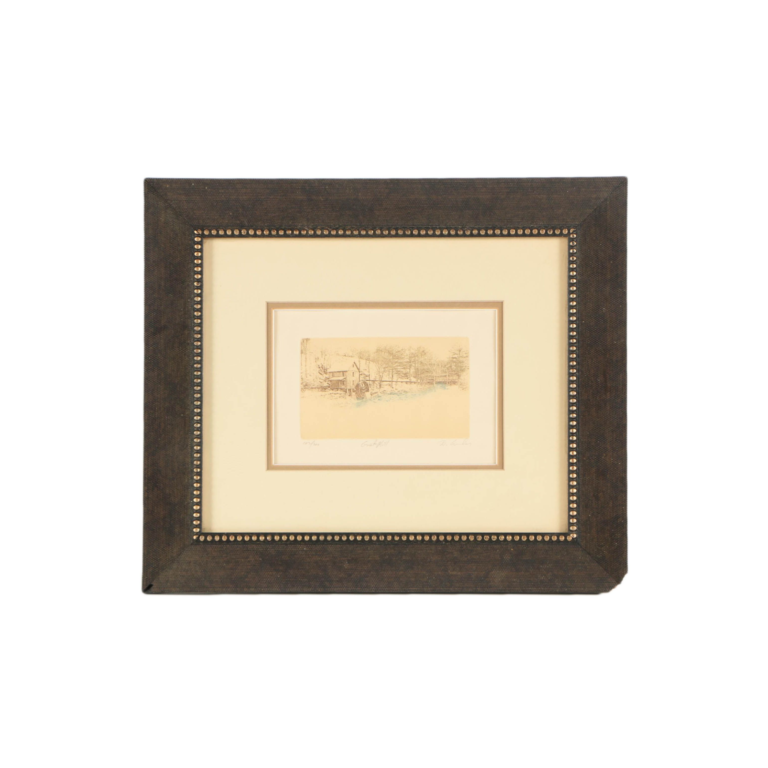 David Curles Limited Edition Photo Etching "Great Mill"