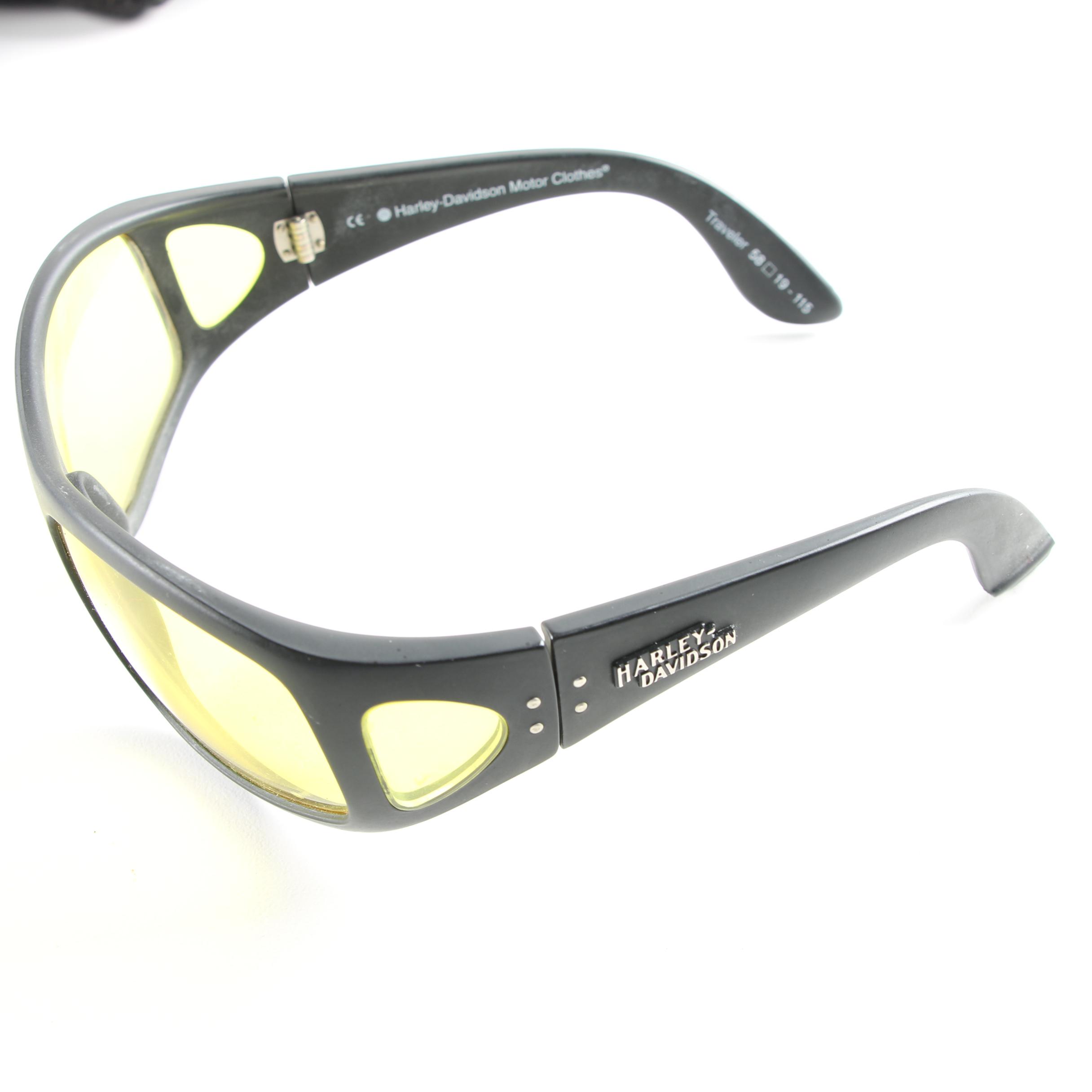 Winter Gloves and Harley-Davidson Traveler Sunglasses