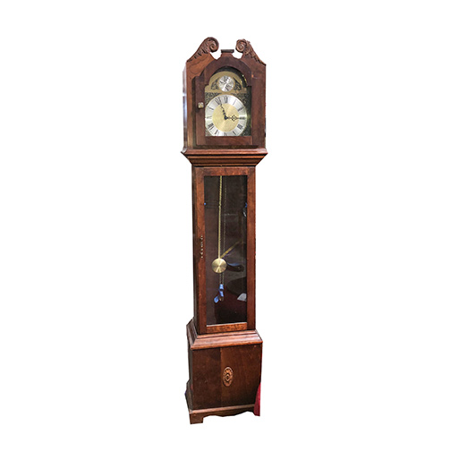 German Tempus Fugit Grandfather Clock
