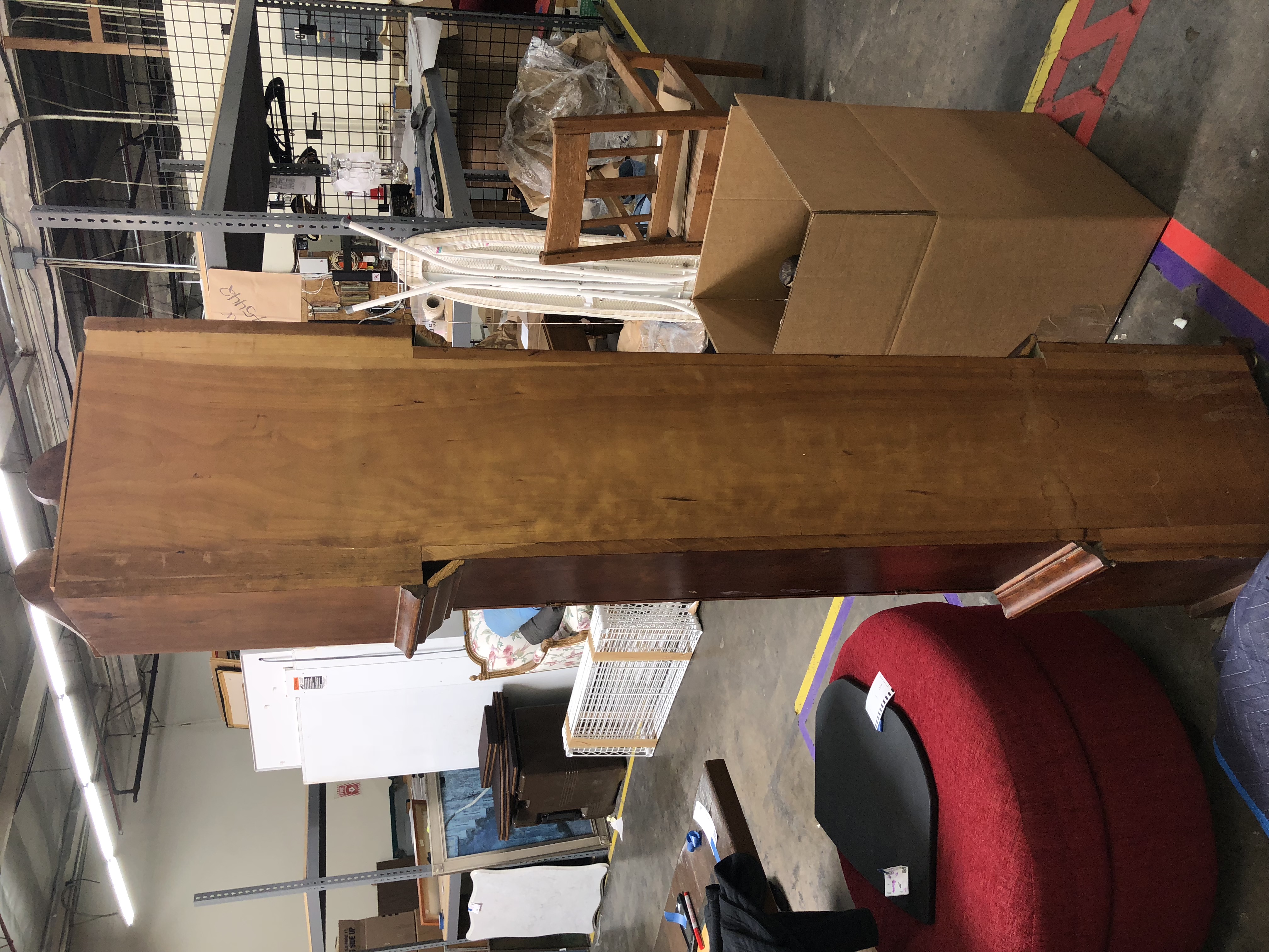 German Tempus Fugit Grandfather Clock