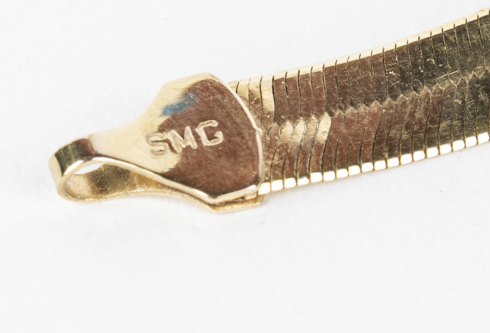 10K Yellow Gold Necklace and Blue Topaz and Diamond Earrings