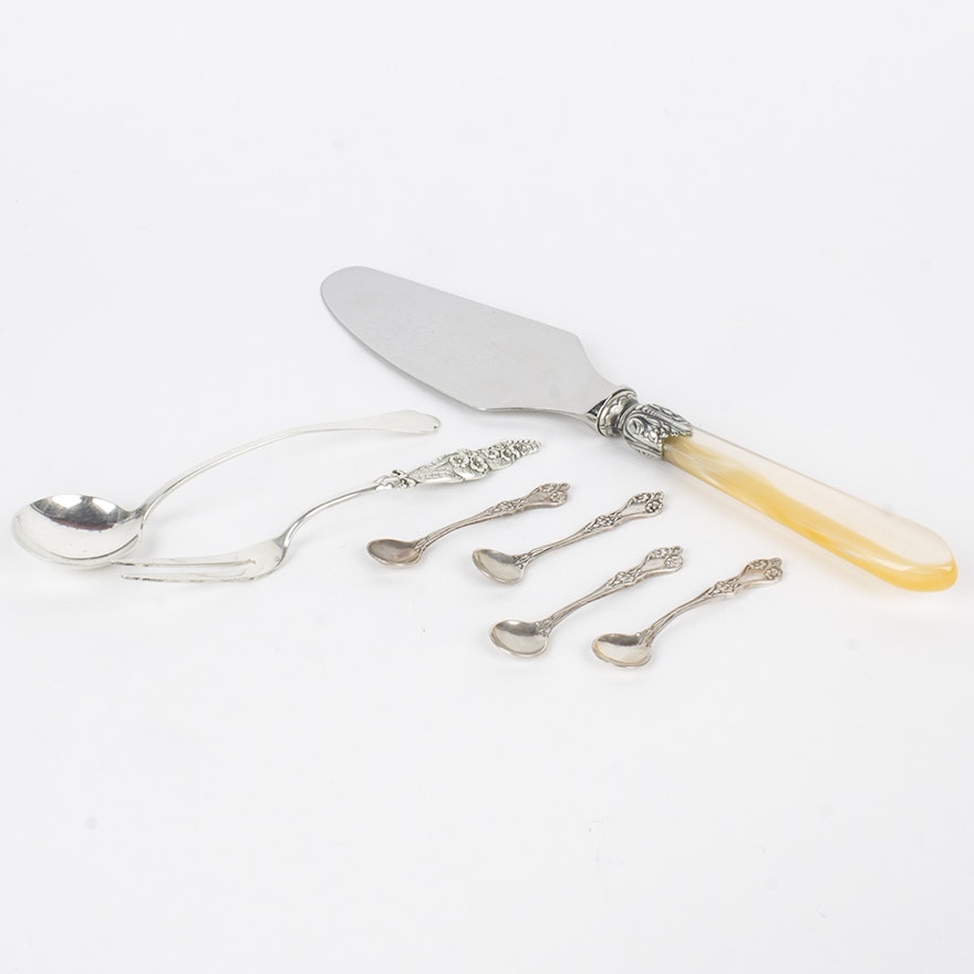 Reed & Barton "Forget-Me-Not II" Sterling Fork and Assorted Sterling Flatware
