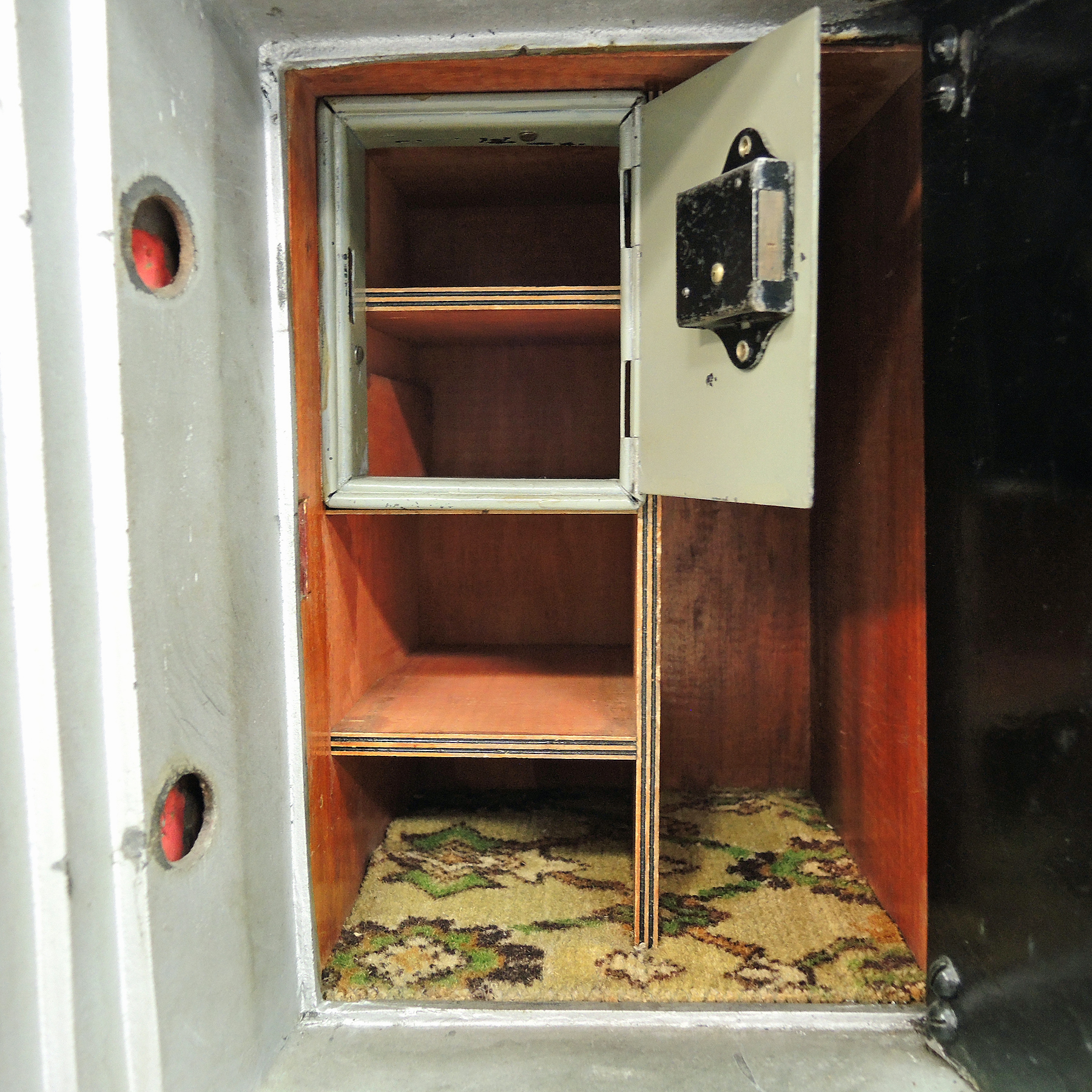 Antique Wehrle Iron Combination Safe