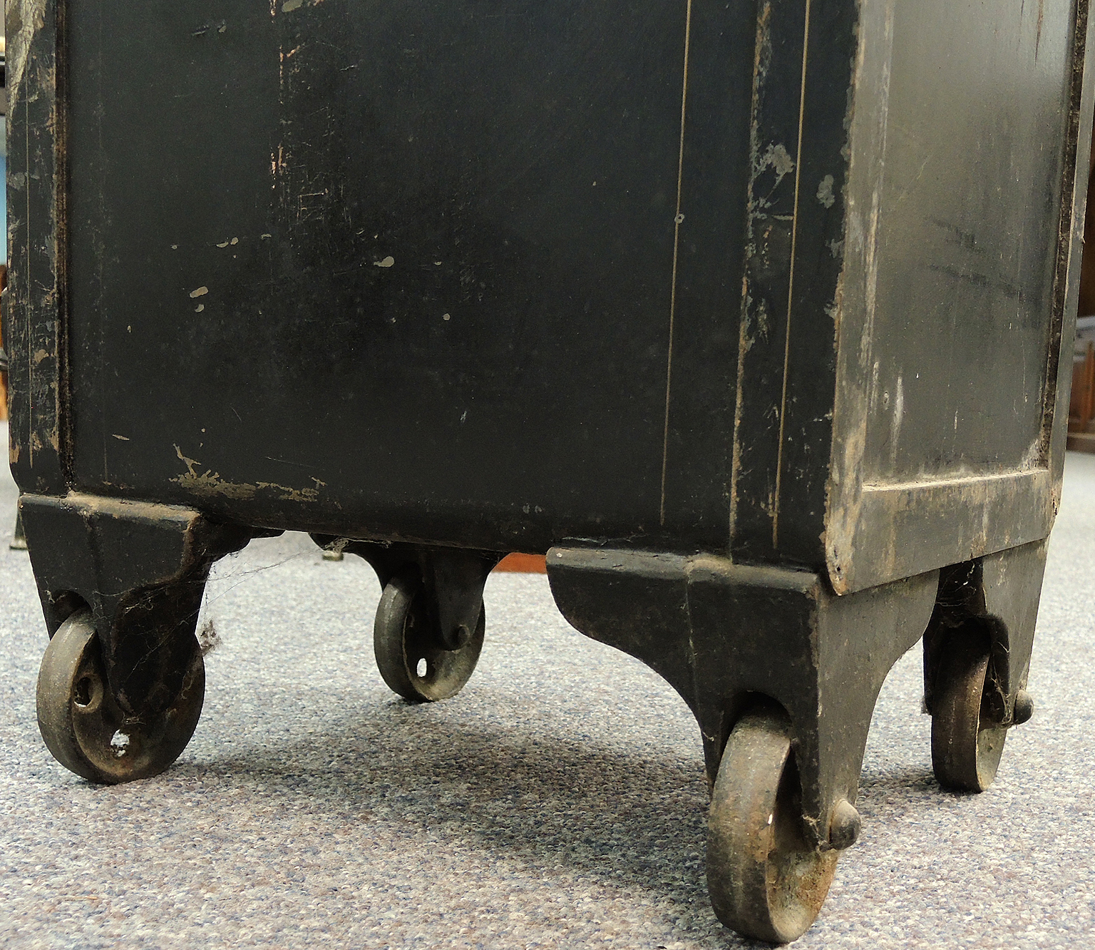 Antique Wehrle Iron Combination Safe