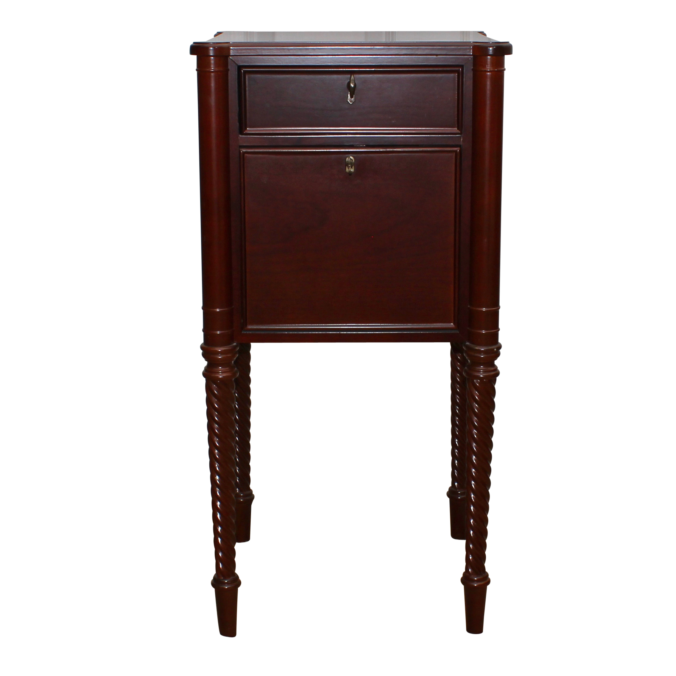 Mahogany Night Stand With Drawer