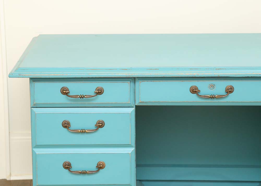 Painted Kneehole Desk Everything But The House