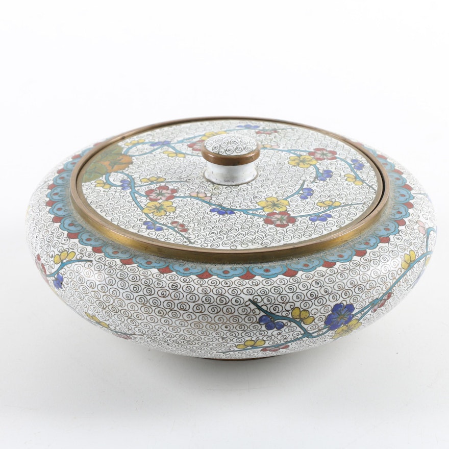 Chinese Cloisonné Jar