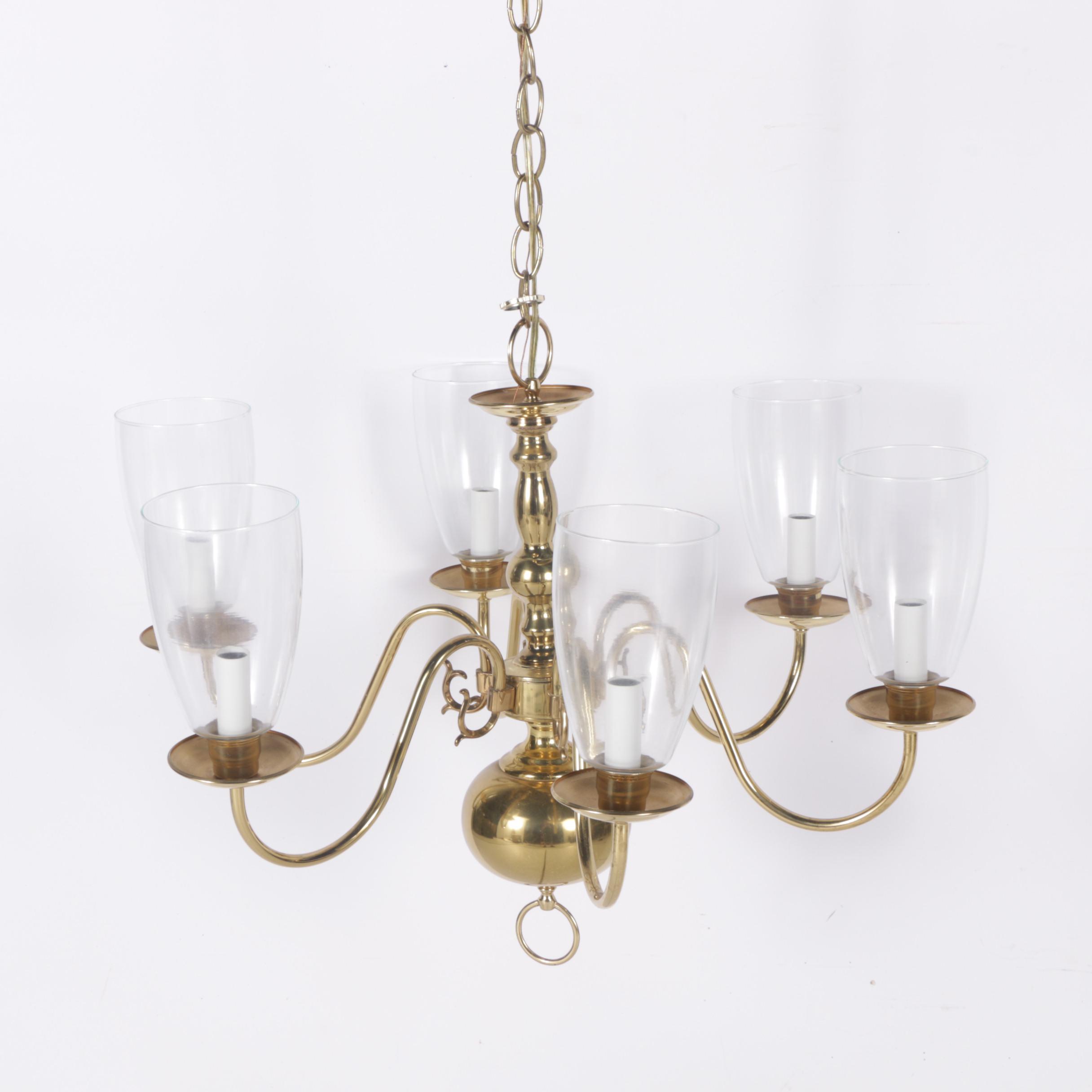 Vintage Gold Tone Chandelier