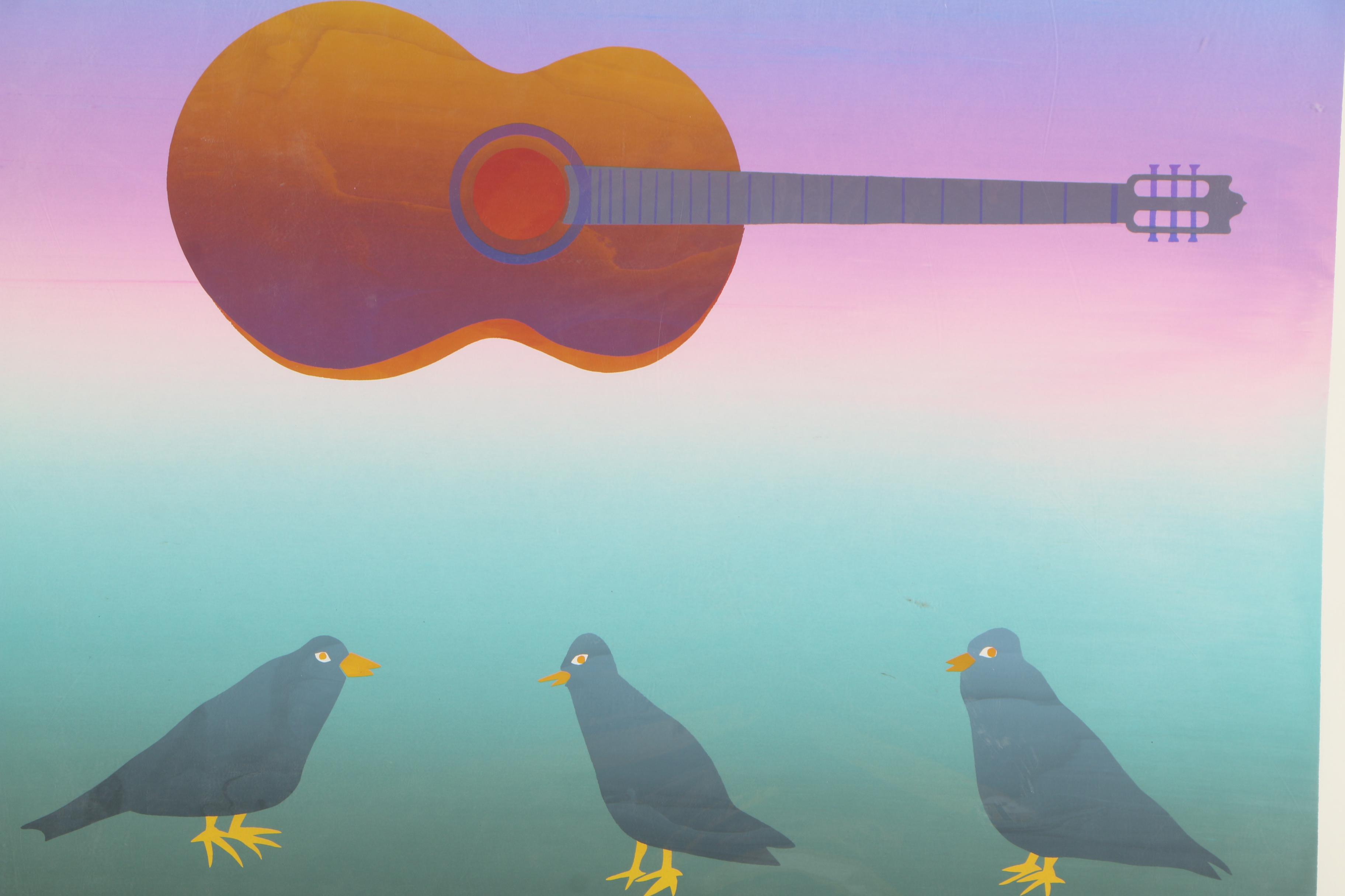 Diane Williams Serigraph "Teacher Bird"