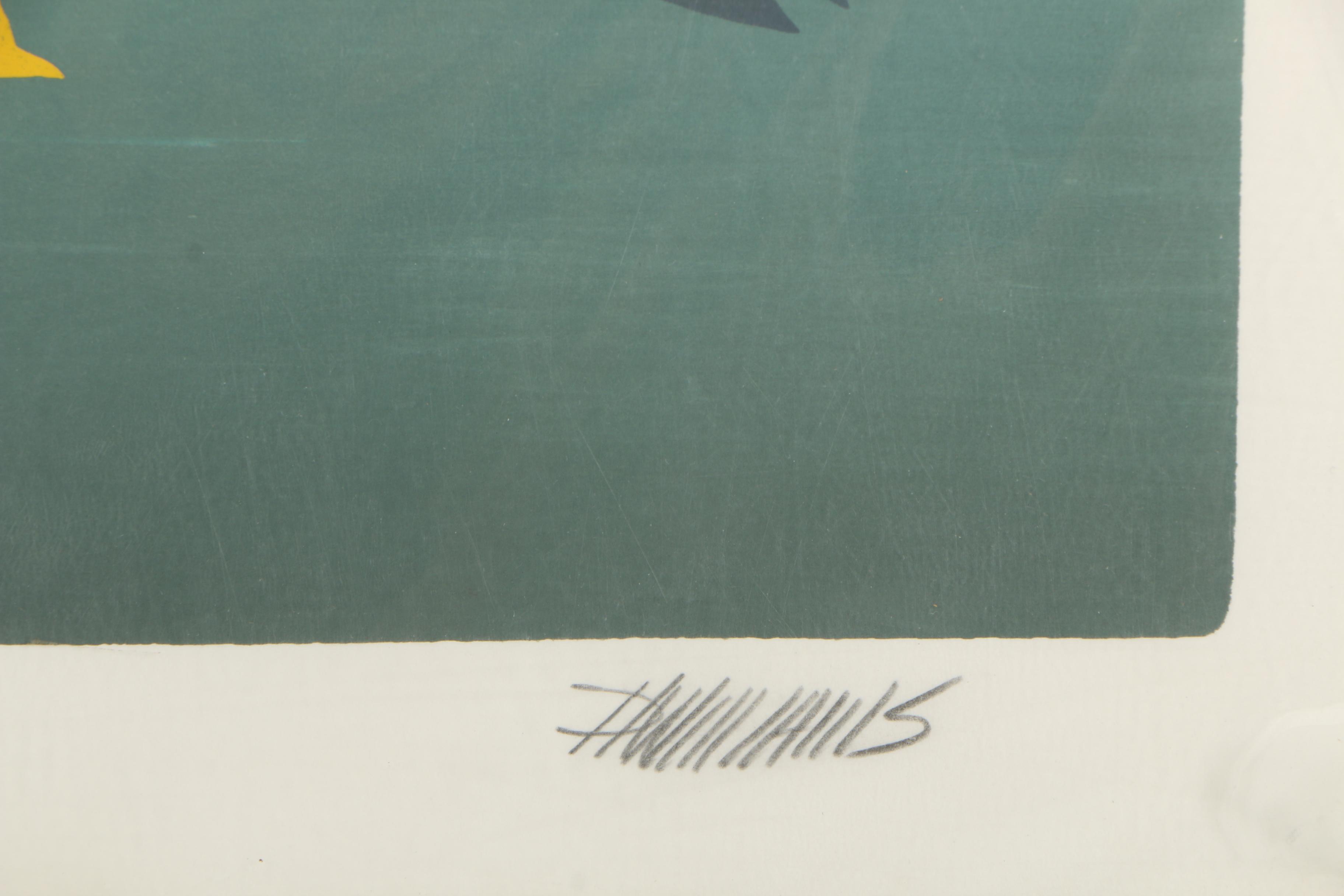 Diane Williams Serigraph "Teacher Bird"