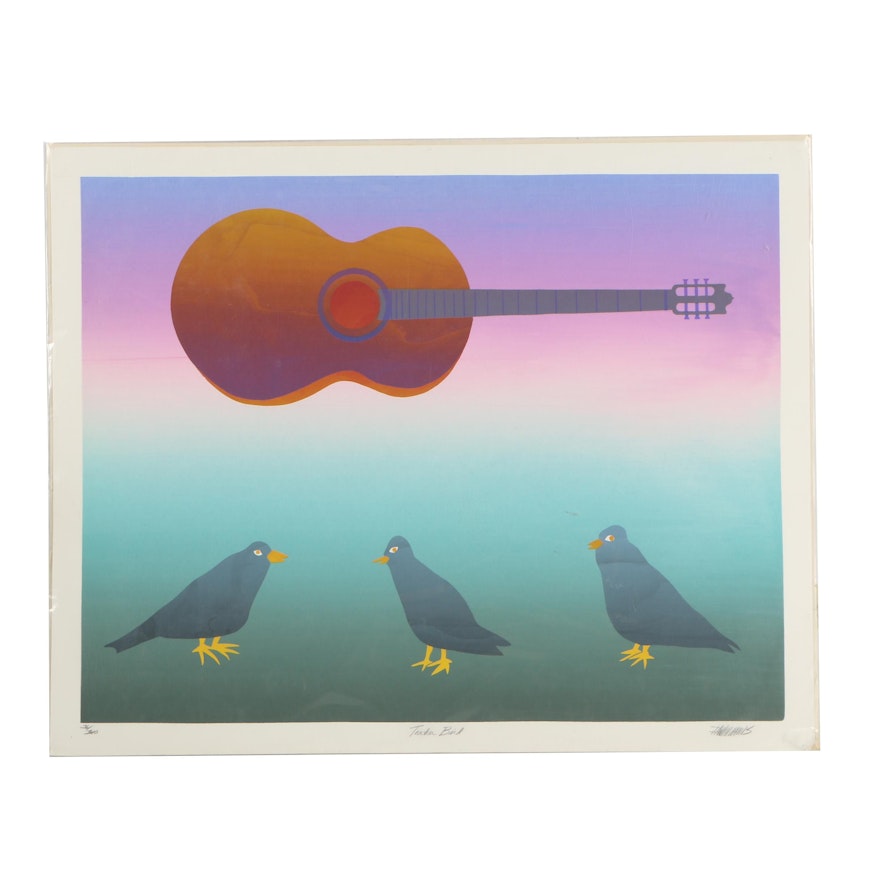 Diane Williams Serigraph "Teacher Bird"