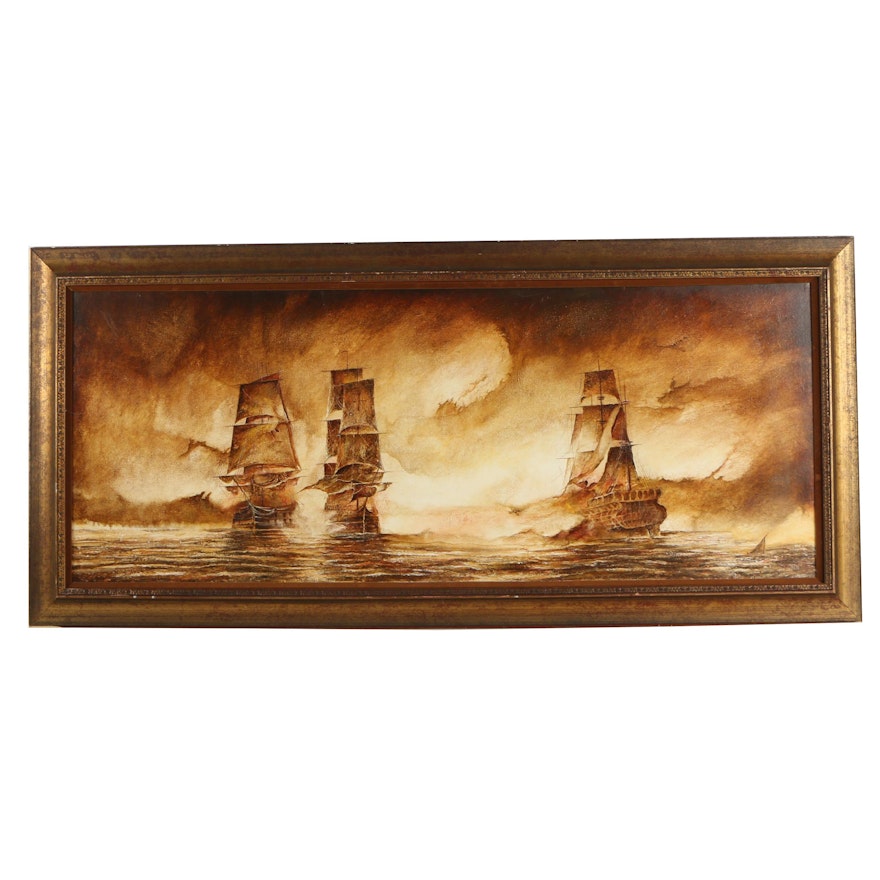 Crew Oil Painting of Ships