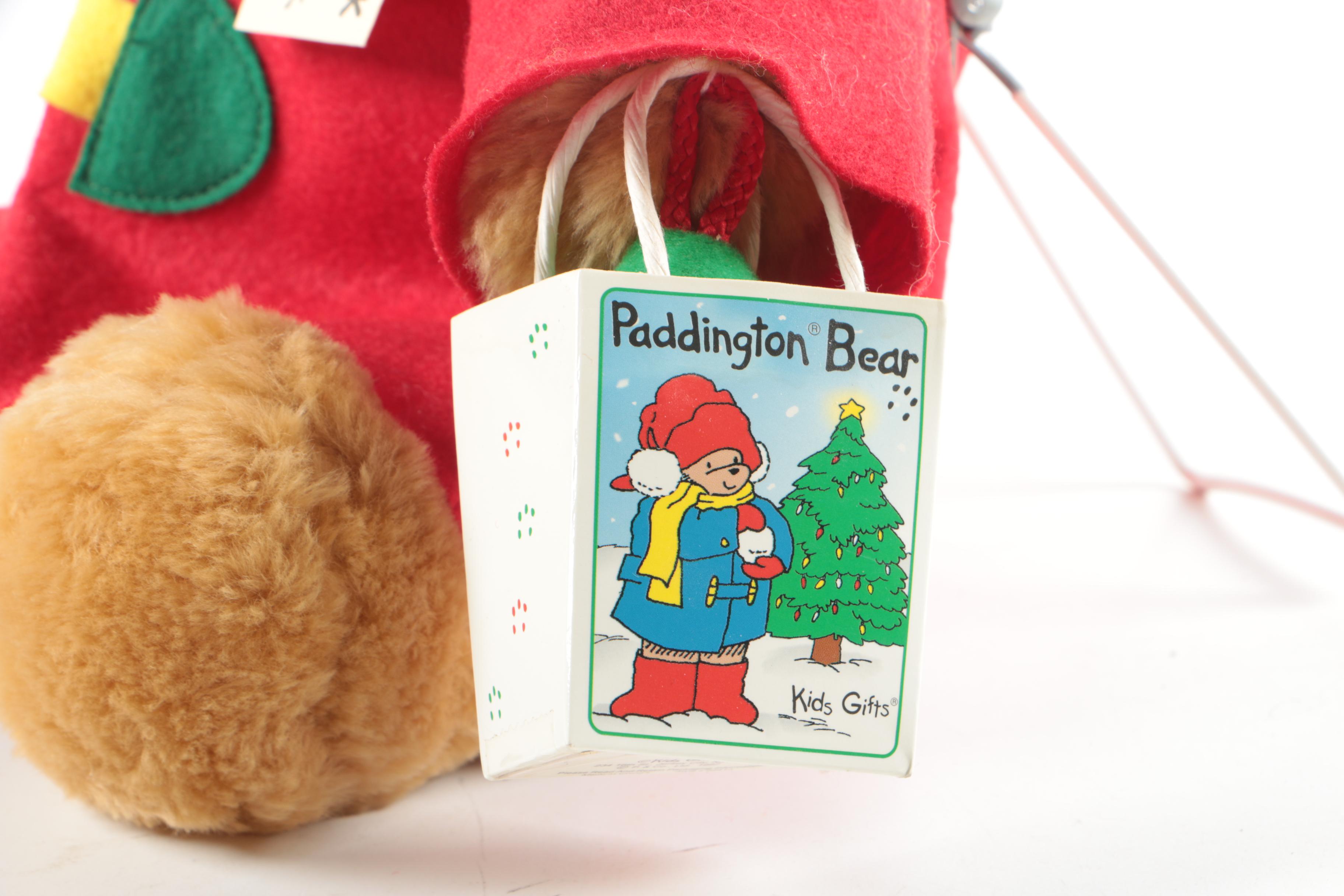 Vintage Kids Gifts "Holiday Paddington Bear" Plush Teddy