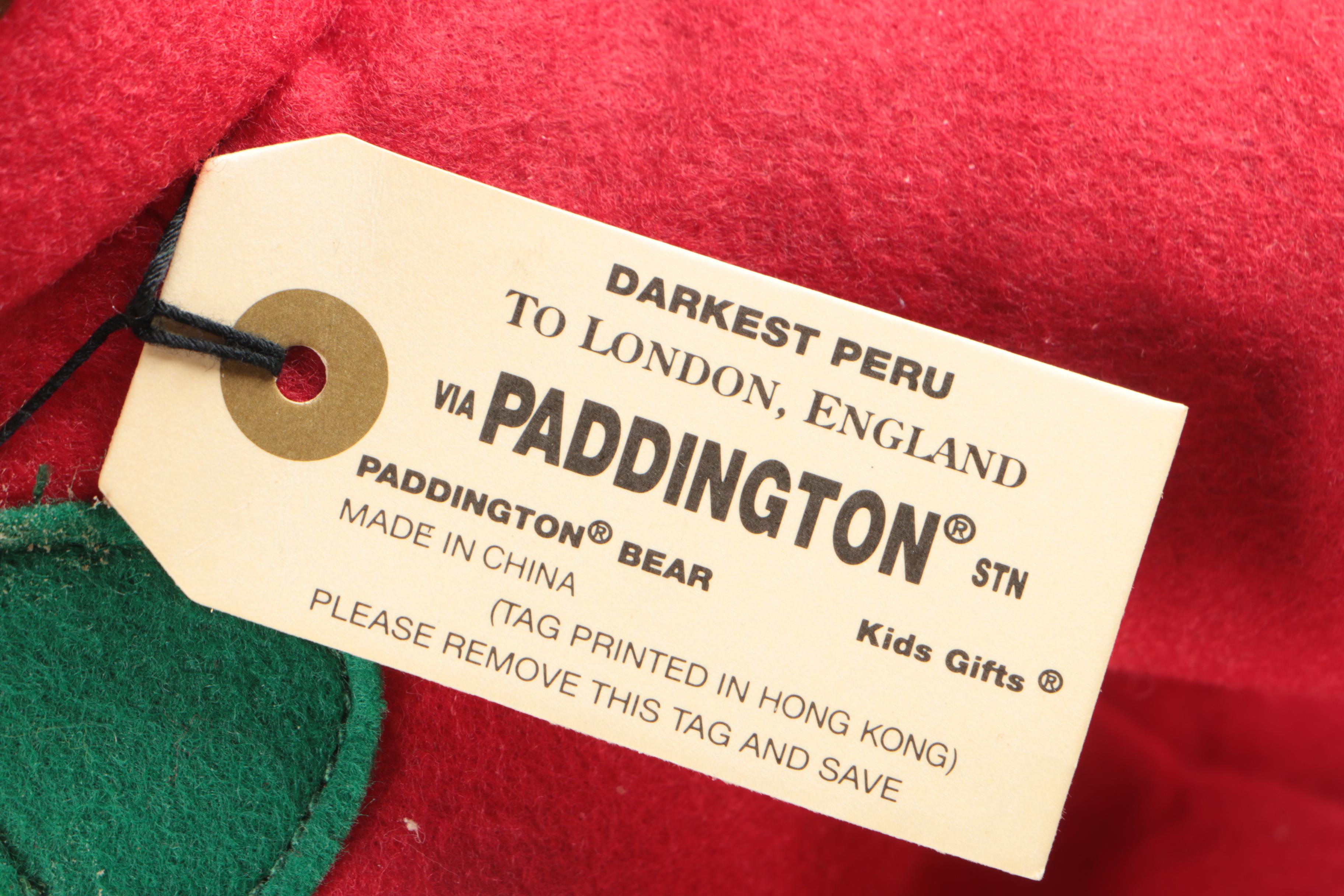 Vintage Kids Gifts "Holiday Paddington Bear" Plush Teddy