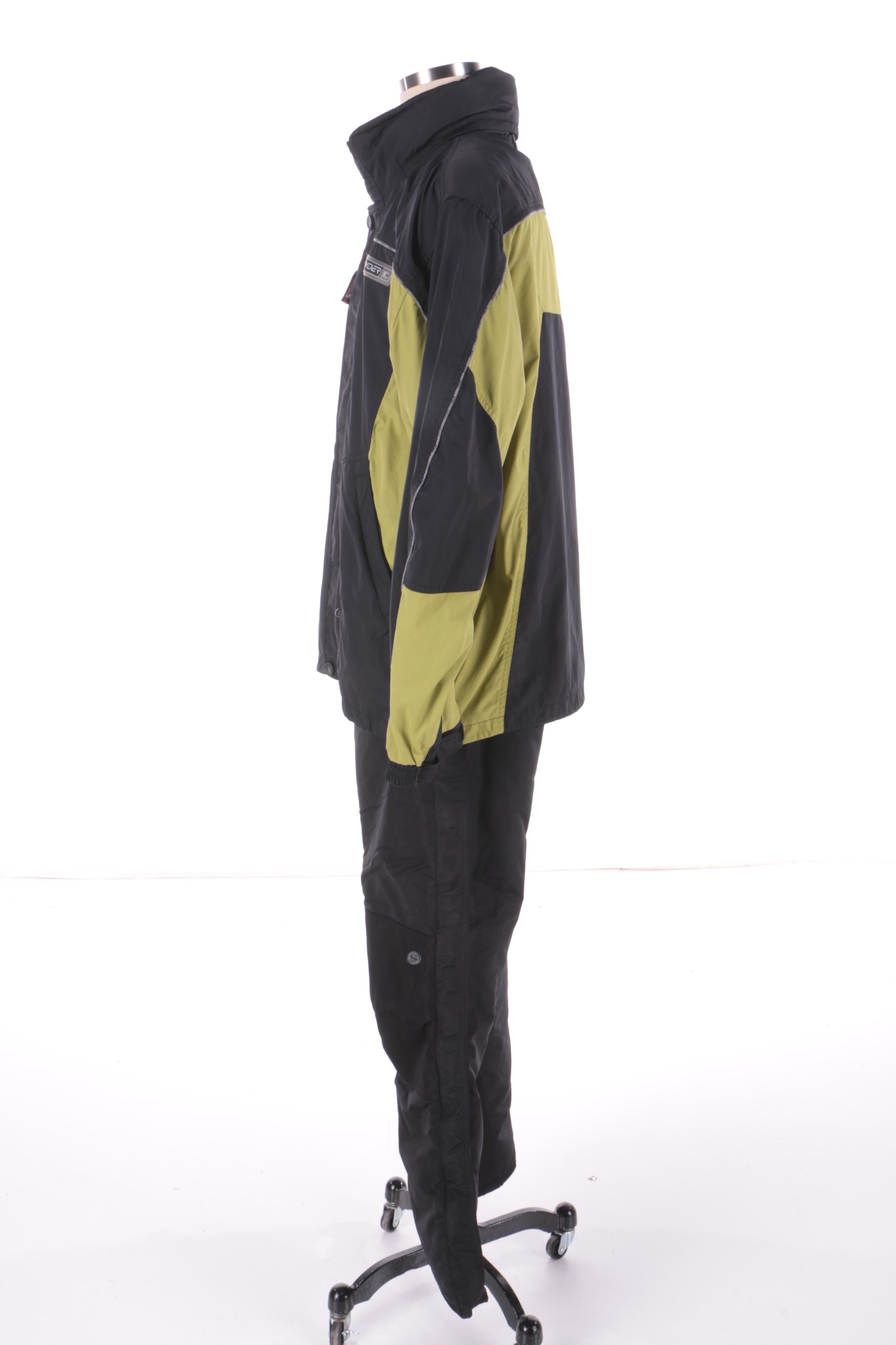 Men's Spyder Ski Coat and Slalom Ski Pants