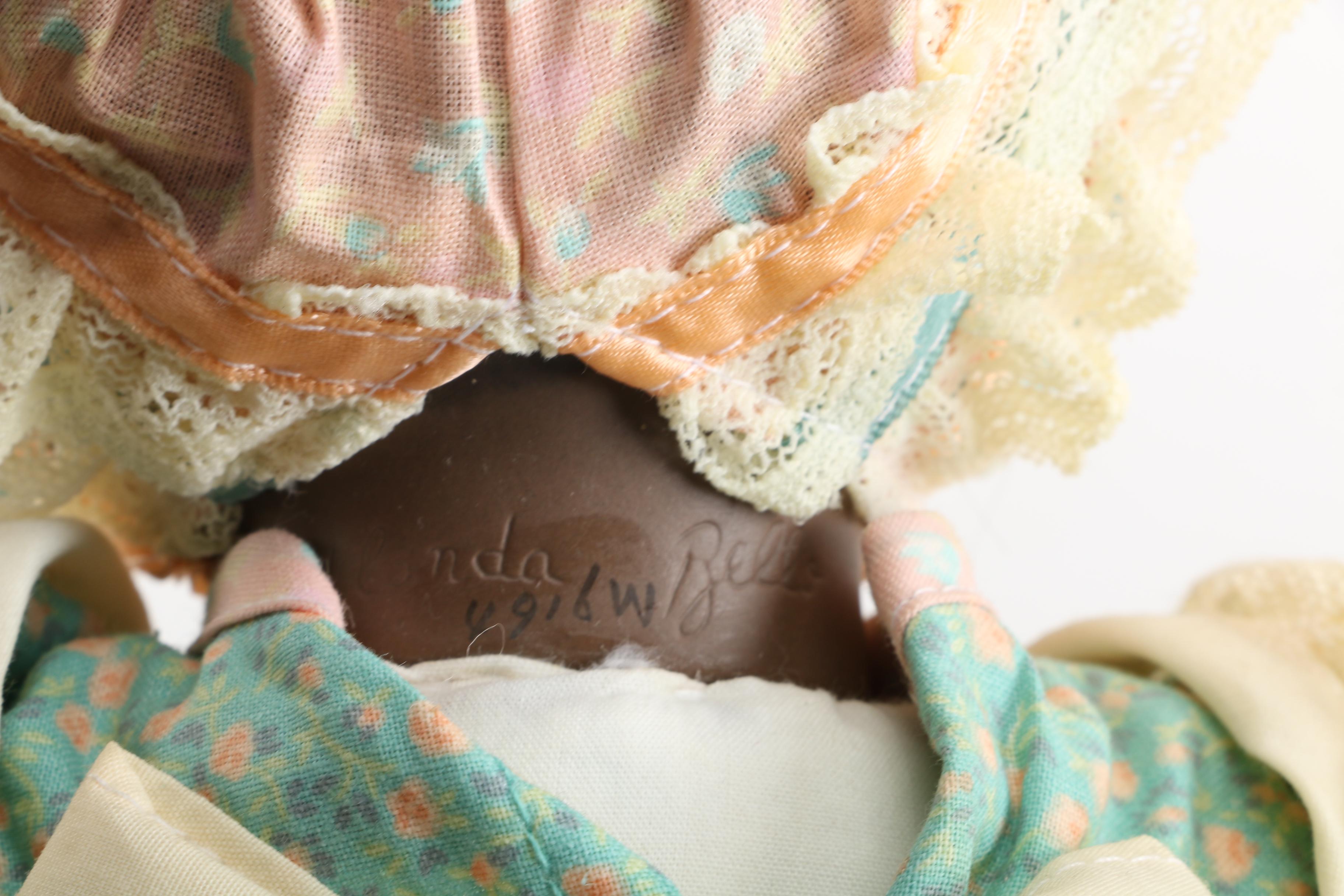 Yolanda Bello Signed "Picture-Perfect Babies" Porcelain Dolls