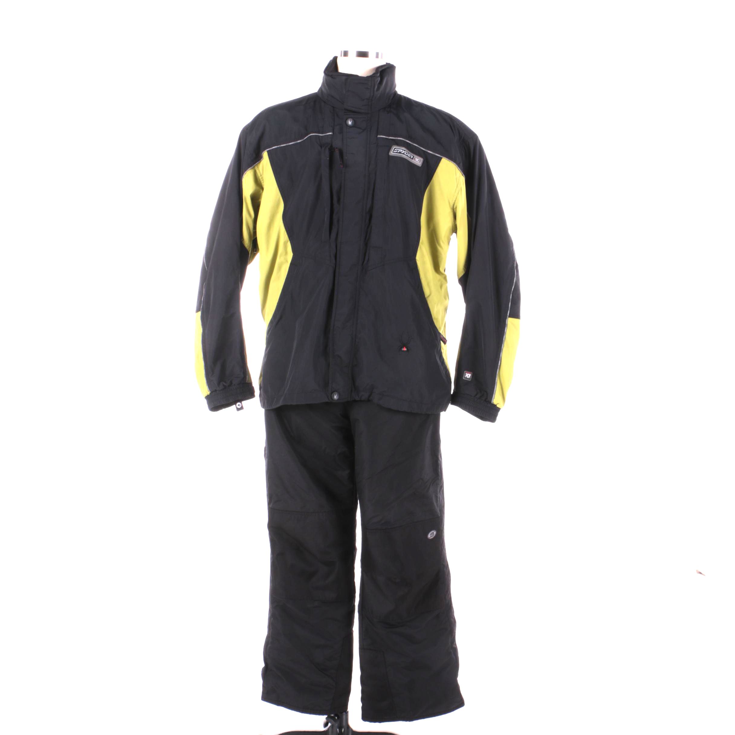 Men's Spyder Ski Coat and Slalom Ski Pants