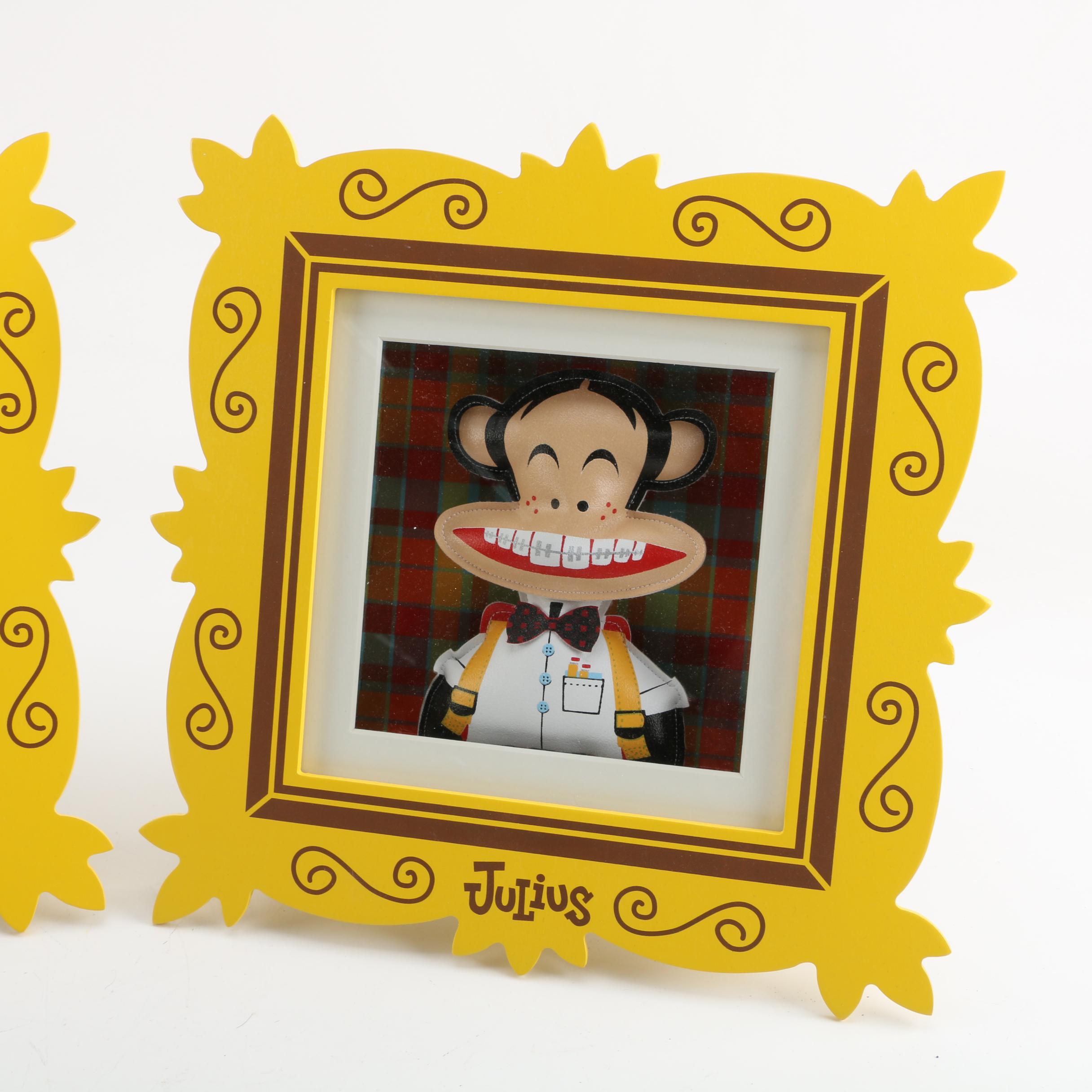 Paul Frank "Mika Cat" and "Julius" Wall Art from Land of Nod