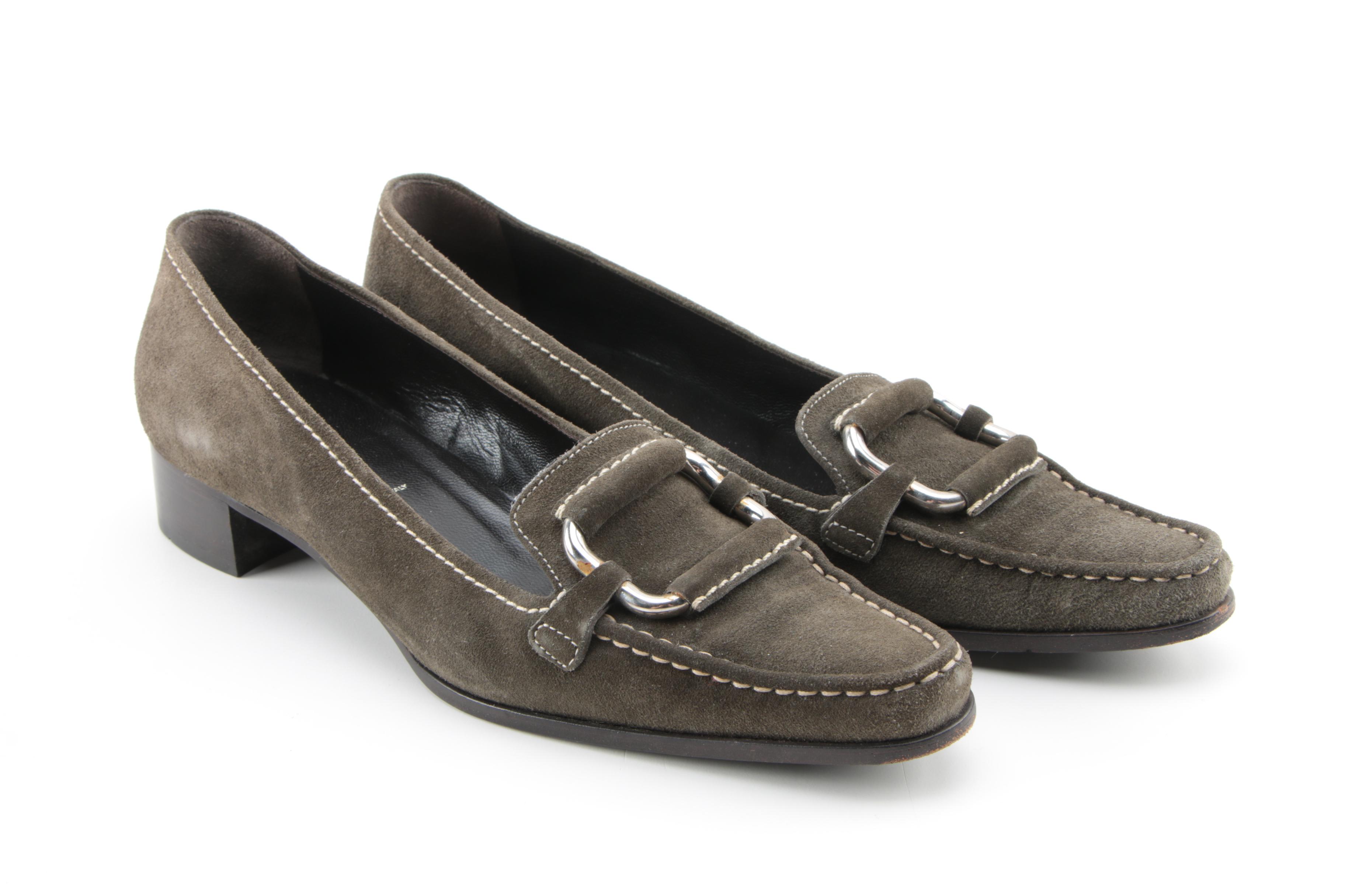 Women's Prada Suede Loafers