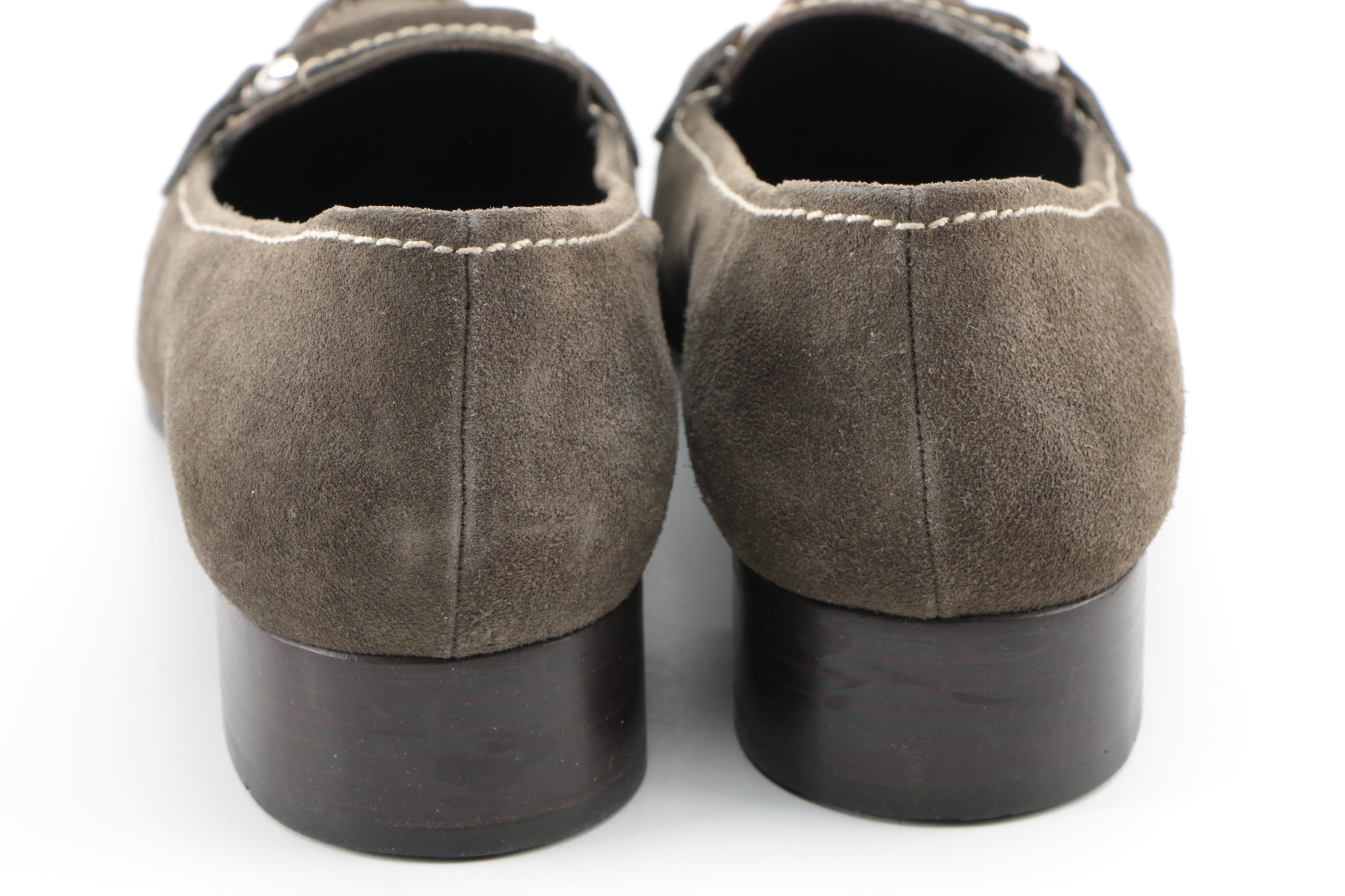 Women's Prada Suede Loafers