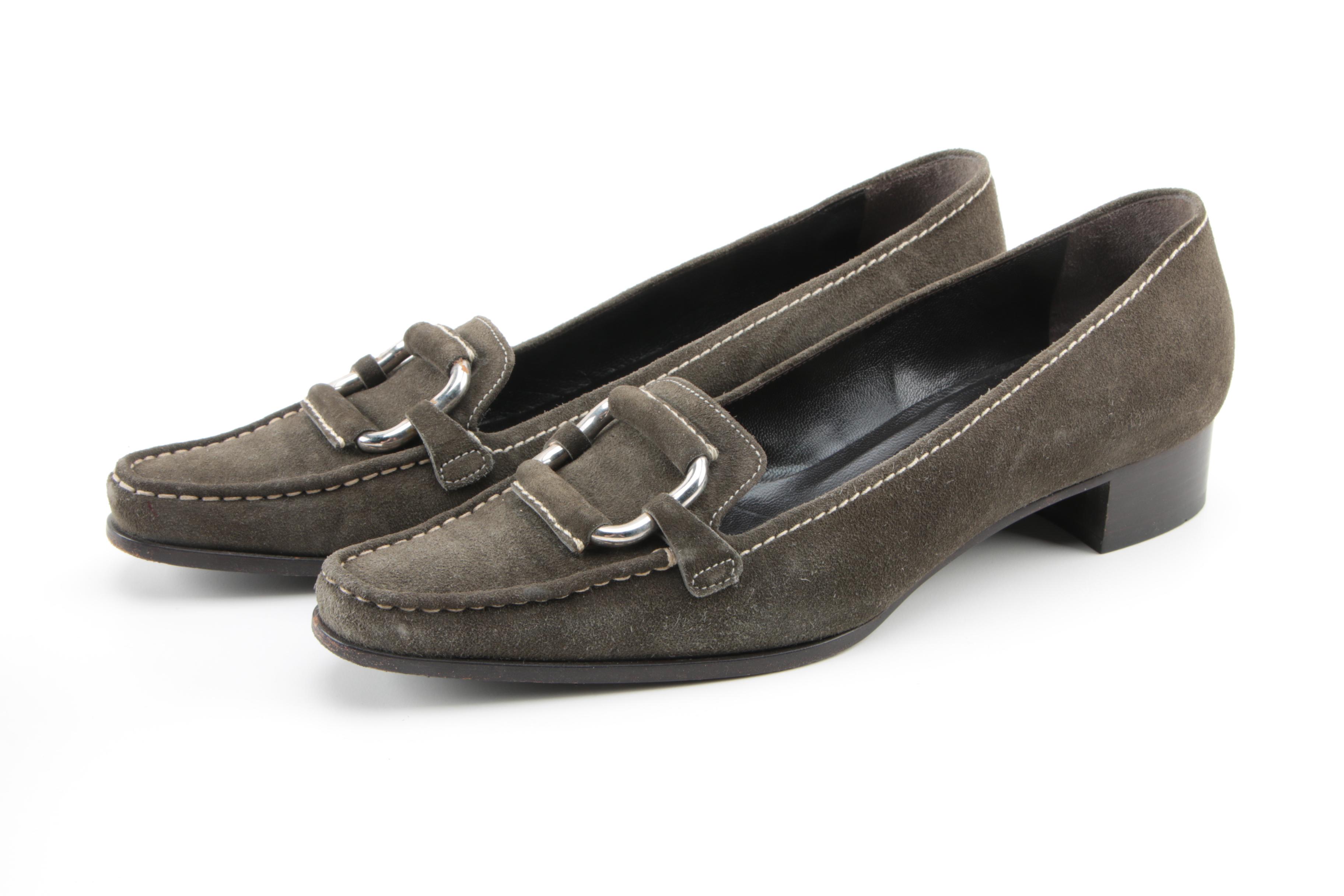 Women's Prada Suede Loafers