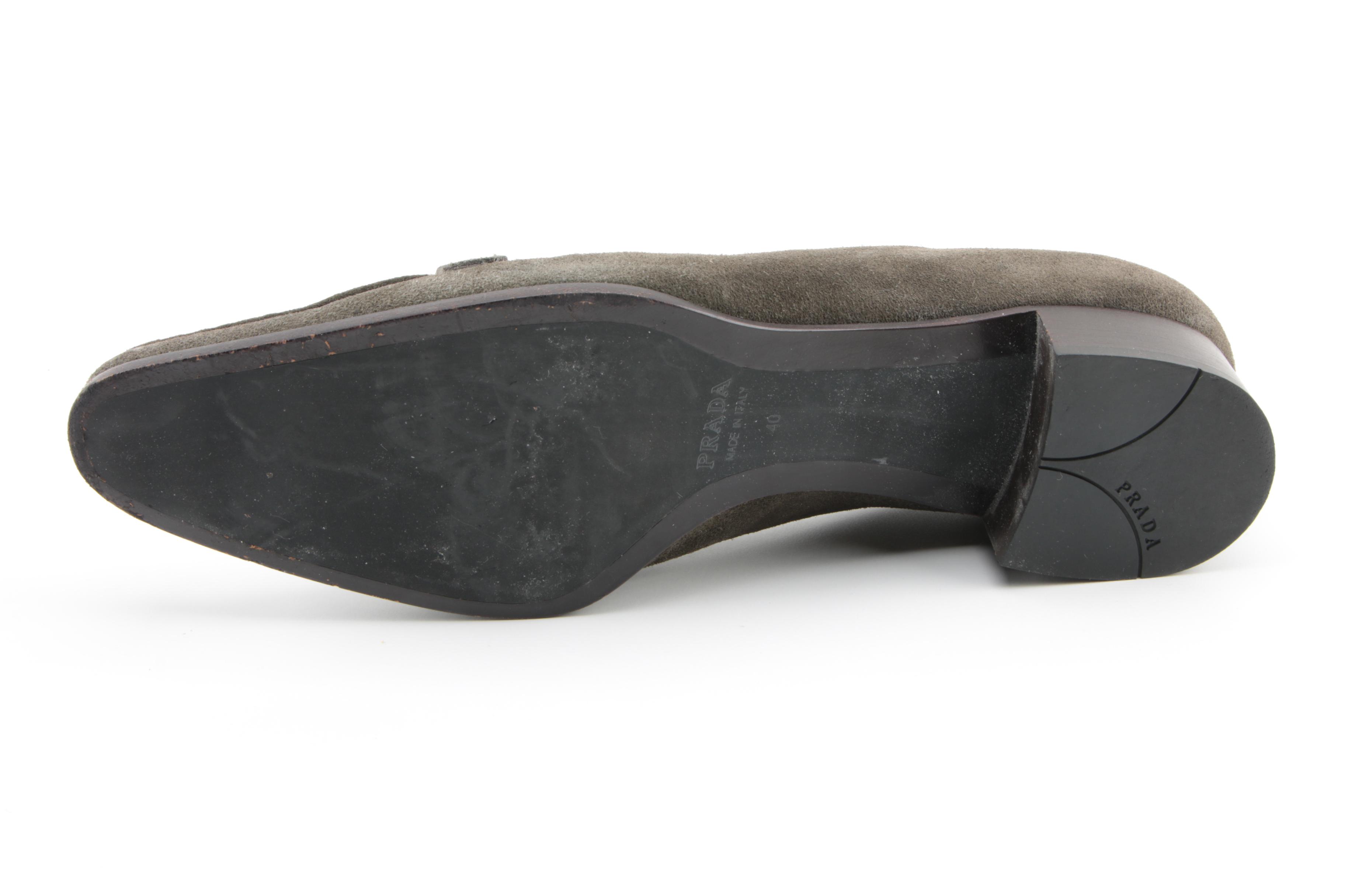 Women's Prada Suede Loafers