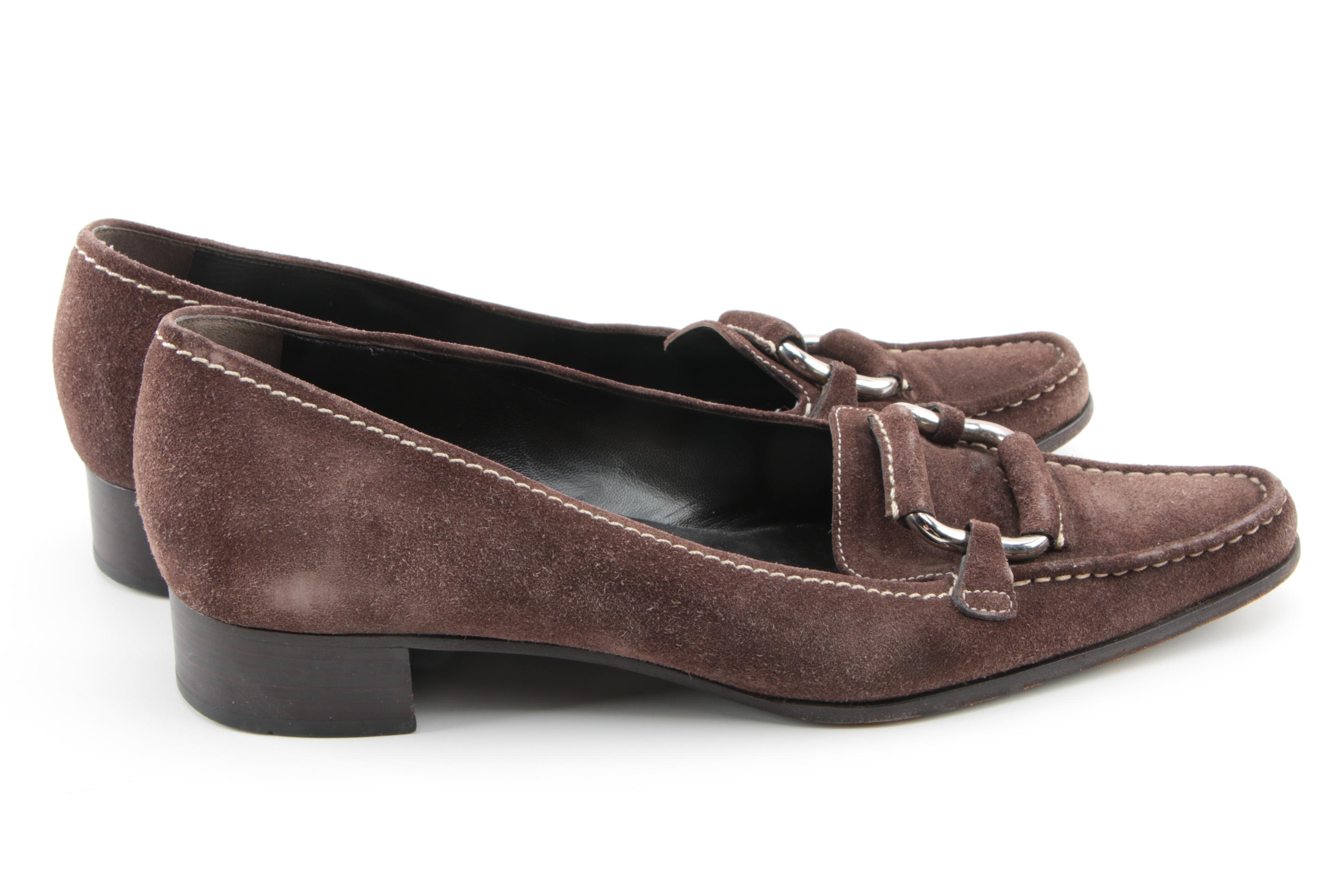 Women's Prada Suede Loafers