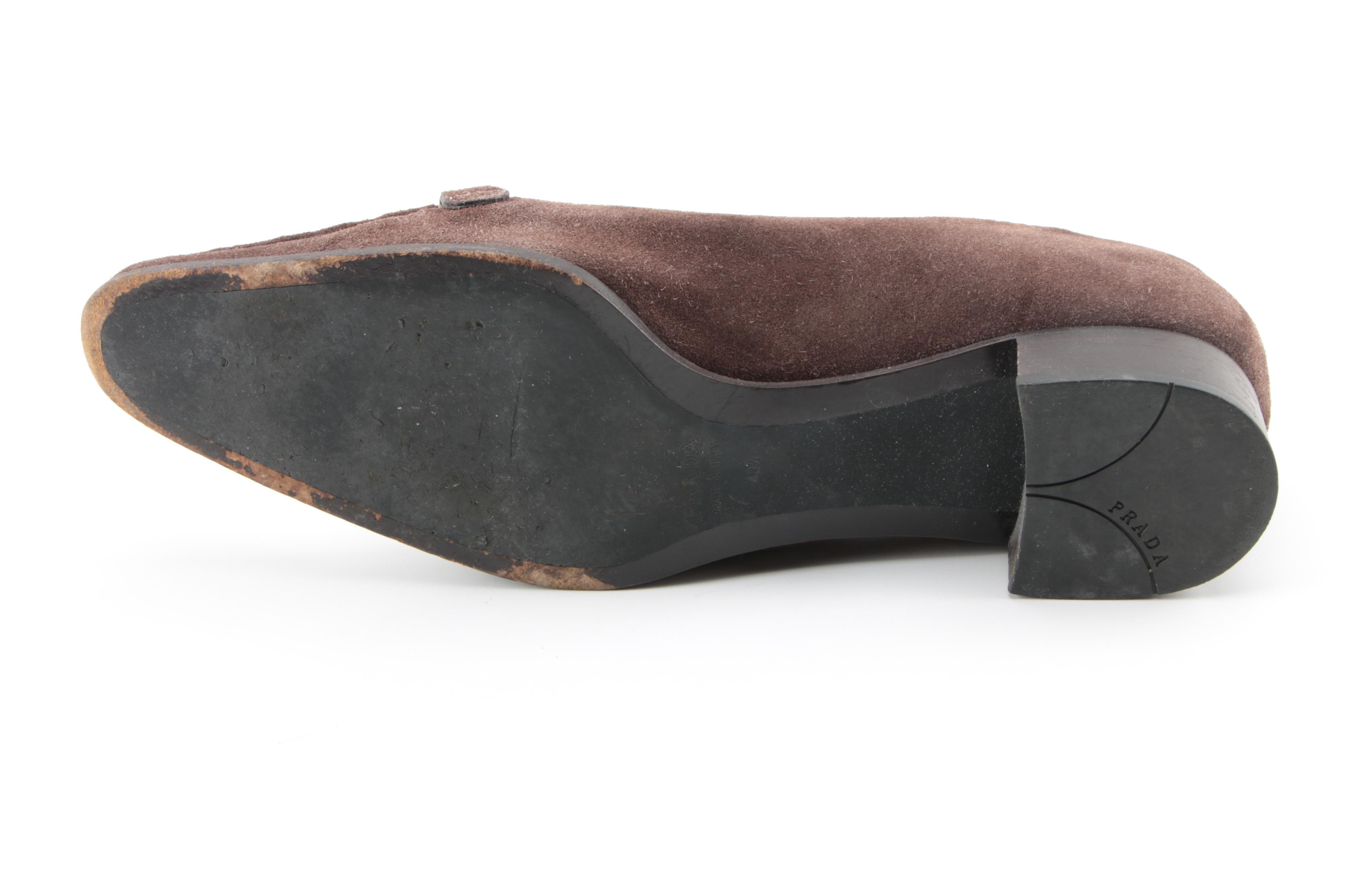 Women's Prada Suede Loafers